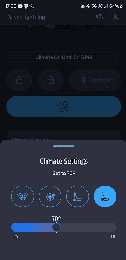 Ford F-150 Lightning Stupid defaults on (new) Fordpass Climate pre-start 1720475884721-uf