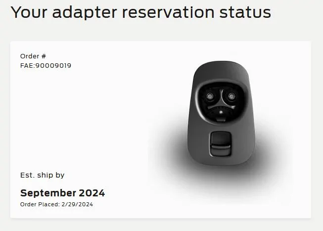 Ford F-150 Lightning Ford Resumes Shipping Fast Charging Adapters (Sept. 2024 batch) 1725912578077-ch