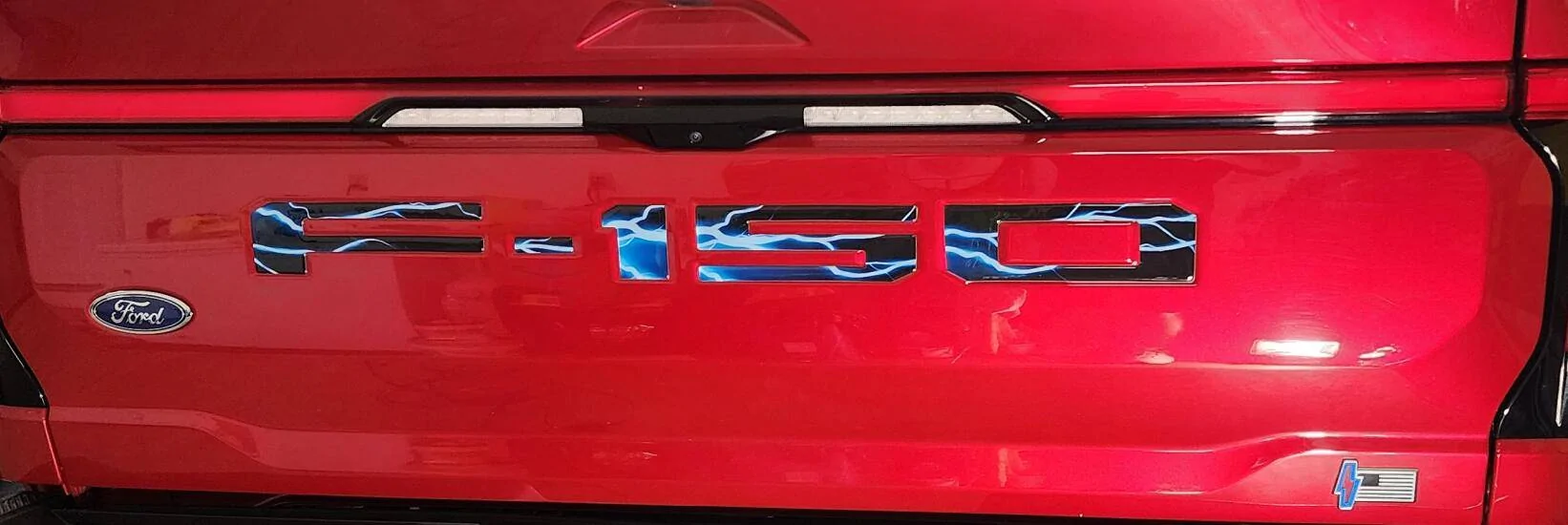 Ford F-150 Lightning F-150 Lightning Tailgate Logo sticker emblem 1738631699756-bw