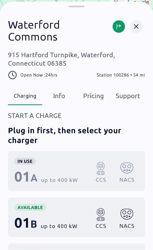 Ford F-150 Lightning Electrify America 400KW station with NACS connections 1745431287731-3m