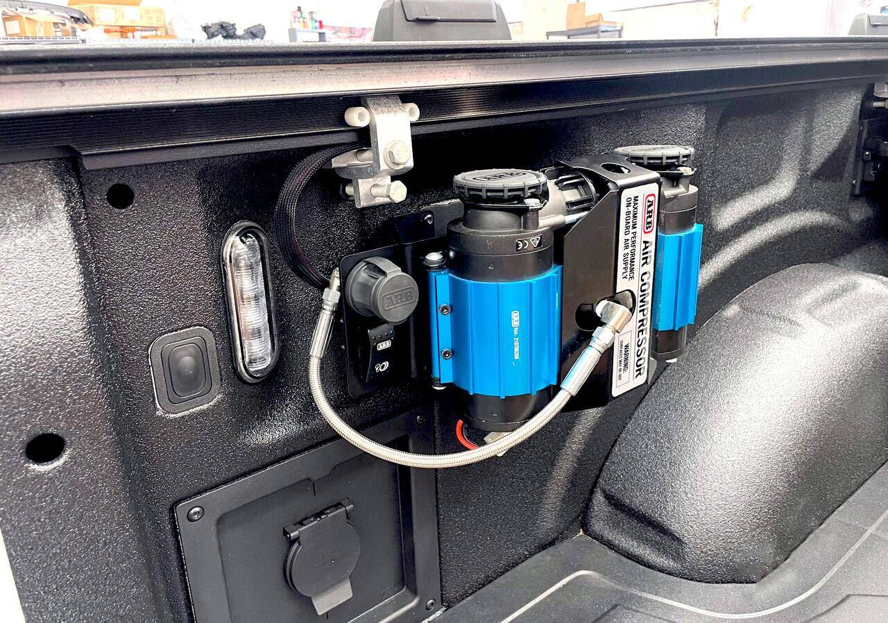 Ford F-150 Lightning Onboard Air-Arb Brushless Single Compressor Install 1746304241472-iw
