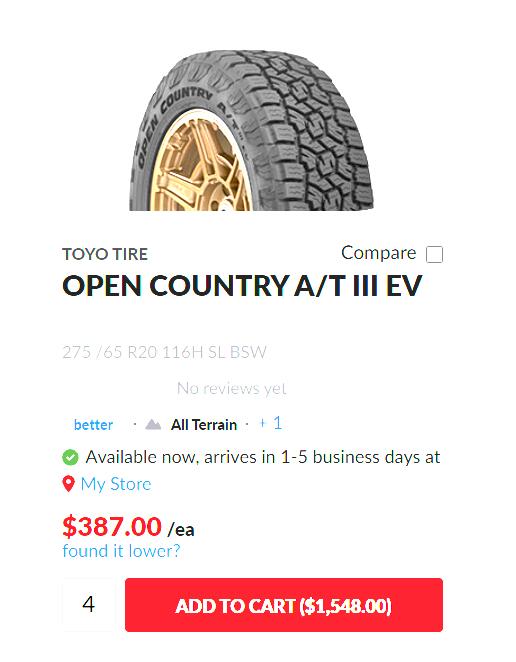 Ford F-150 Lightning Installed Toyo Open Country AT3 EV 116 T XL All-Terrain Tires 1747412236011-tn