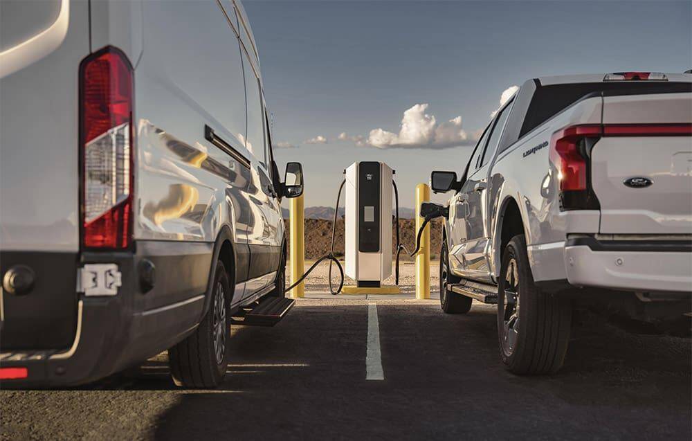 Ford F-150 Lightning Electric company drives a Lightning. Go figure. 1748545141878-sn