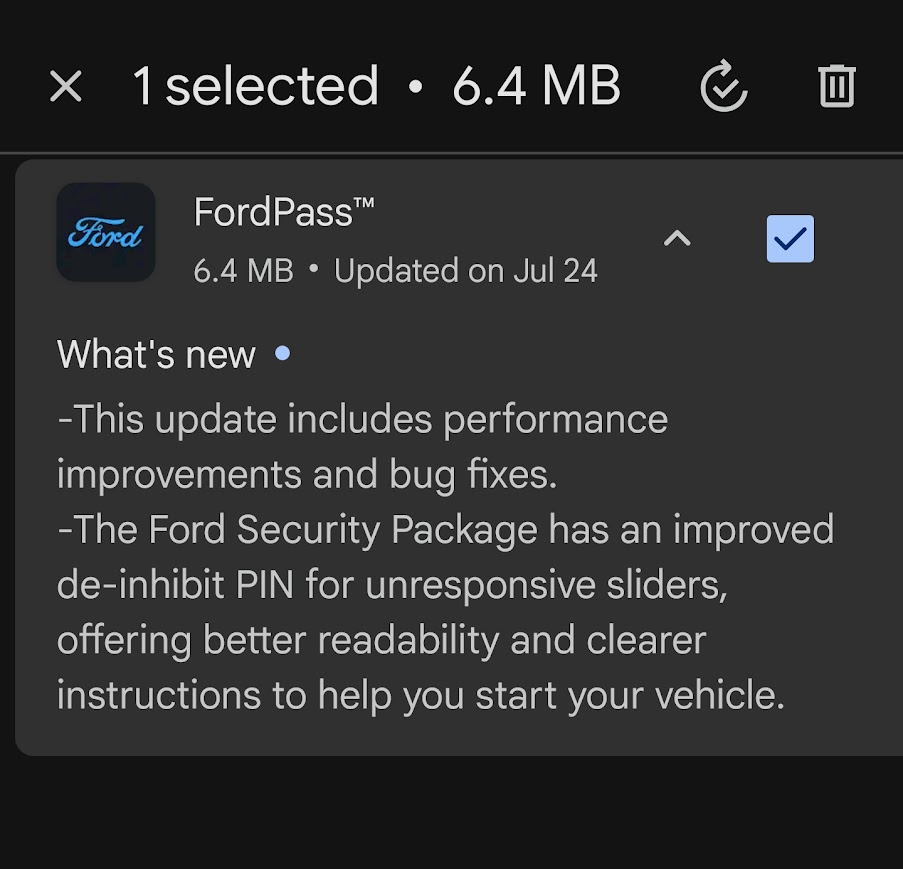 Ford F-150 Lightning FordPass 5.25.0 iOS 1754578444290-1i