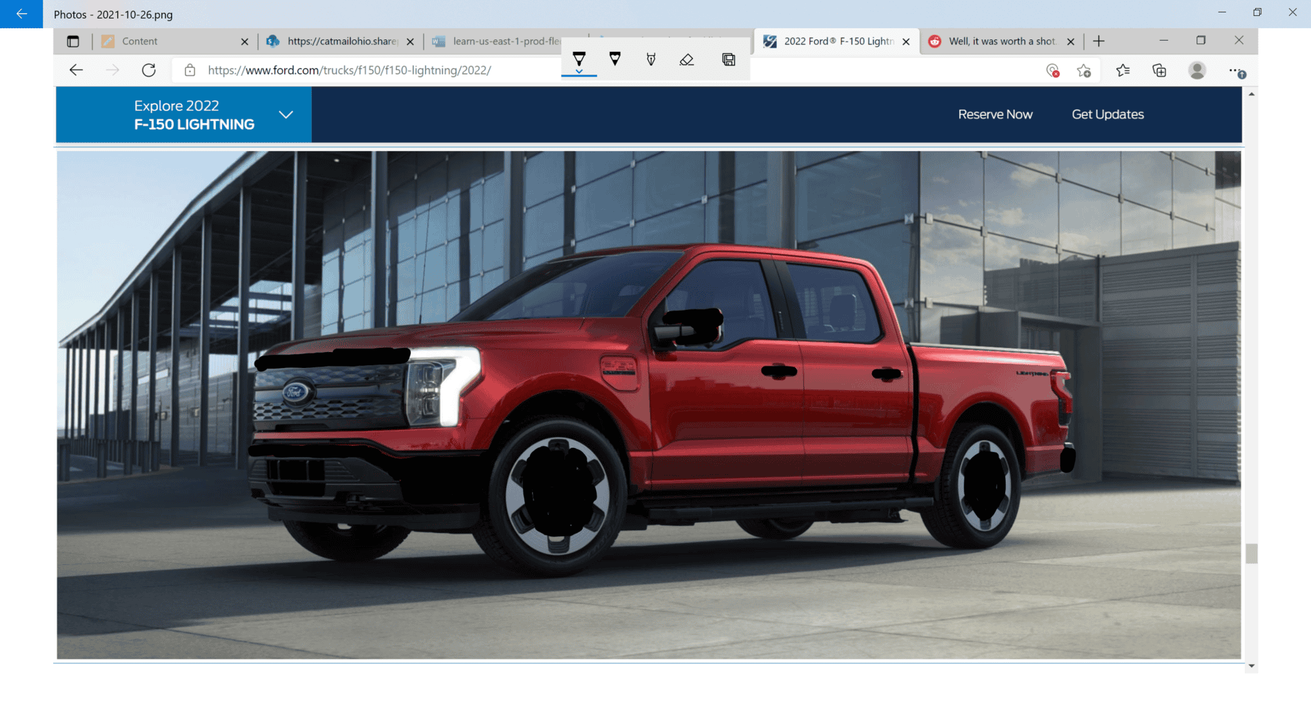 Ford F-150 Lightning RAPID RED F-150 Lightning Photos & Club 2021-10-26 (3)