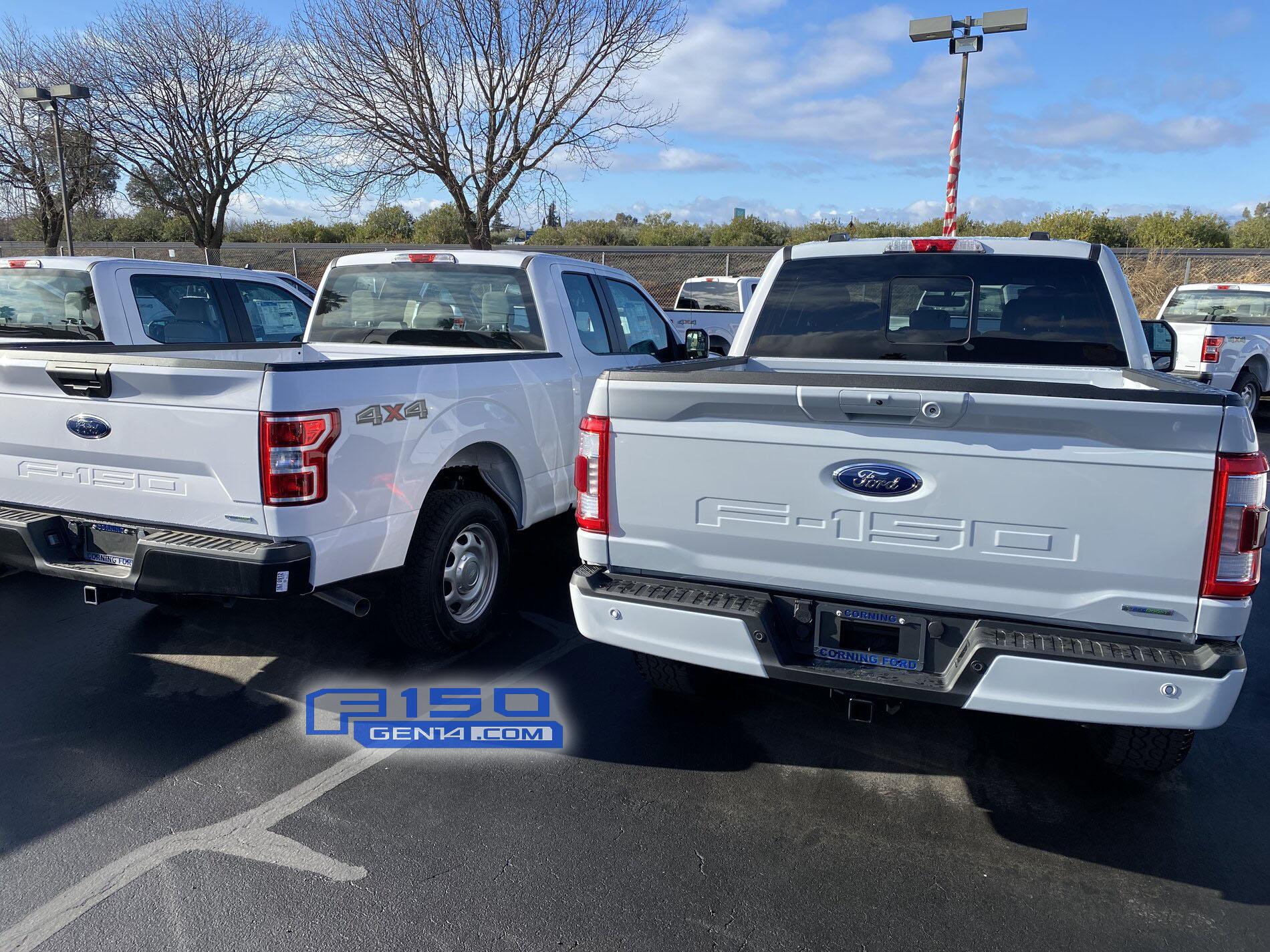 Ford F-150 Lightning Spotted: Avalanche Lightning XLT (new 2023 color) 2021 F-150 Space White vs Oxford White 1