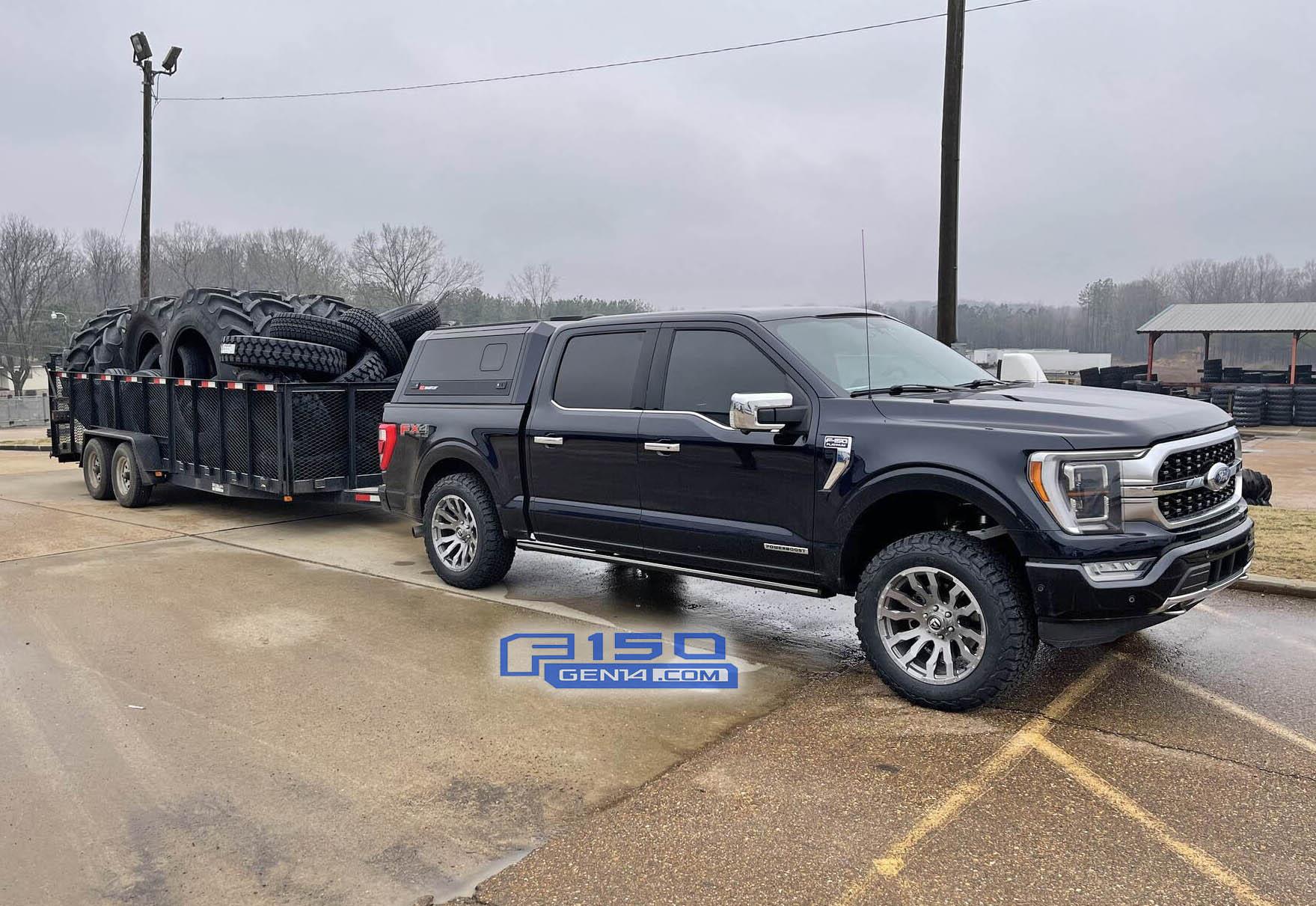 Ford F-150 Lightning RSi SmartCap Camper Shell installed on 2021 F-150 2021 F150 RSI Smartcap Shell Camper Topper 4