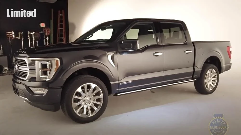 Ford F-150 Lightning Factory Wheels Comparison - 2021 F-150 (XL, STX, XLT, Lariat, King Ranch, Platinum, Limited) 2021-Ford-F-150-Limited-Wheels