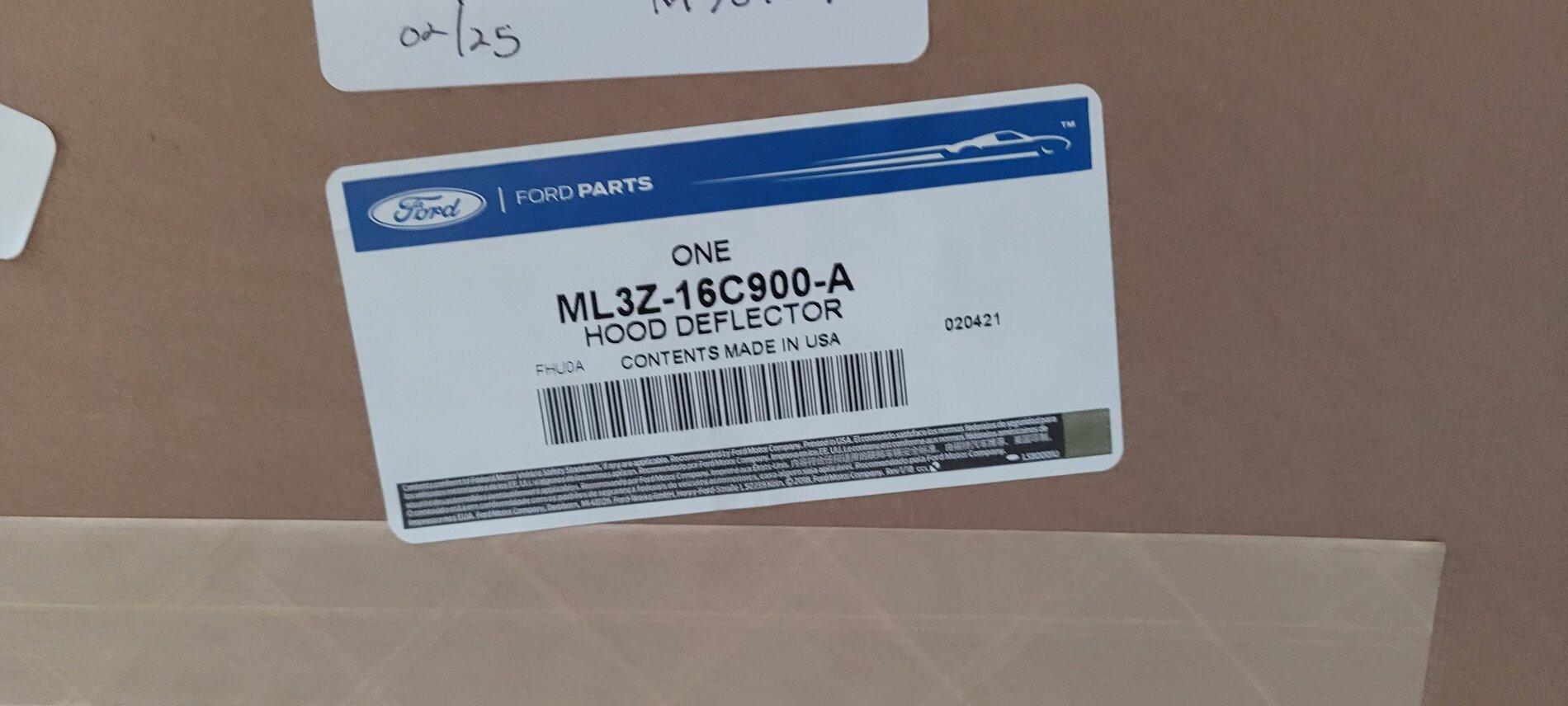 Ford F-150 Lightning Hood Deflector Installation - DIY Writeup 20210226_174002