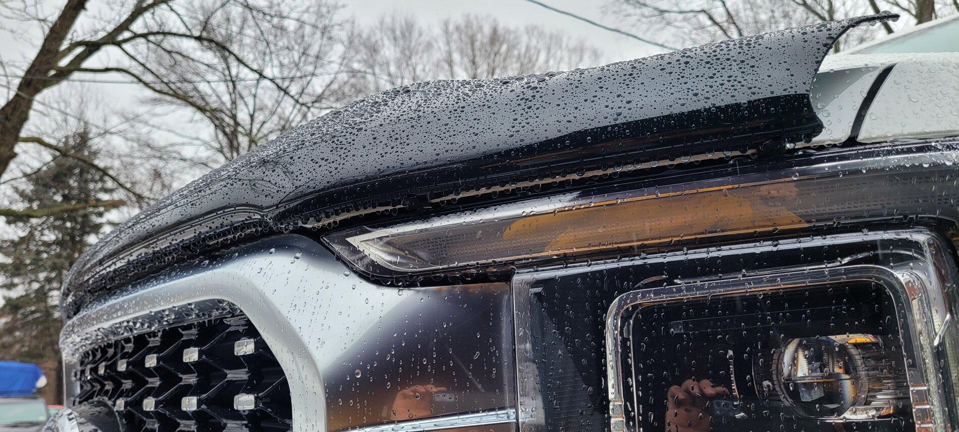 Ford F-150 Lightning Hood Deflector Installation - DIY Writeup 20210227_100411