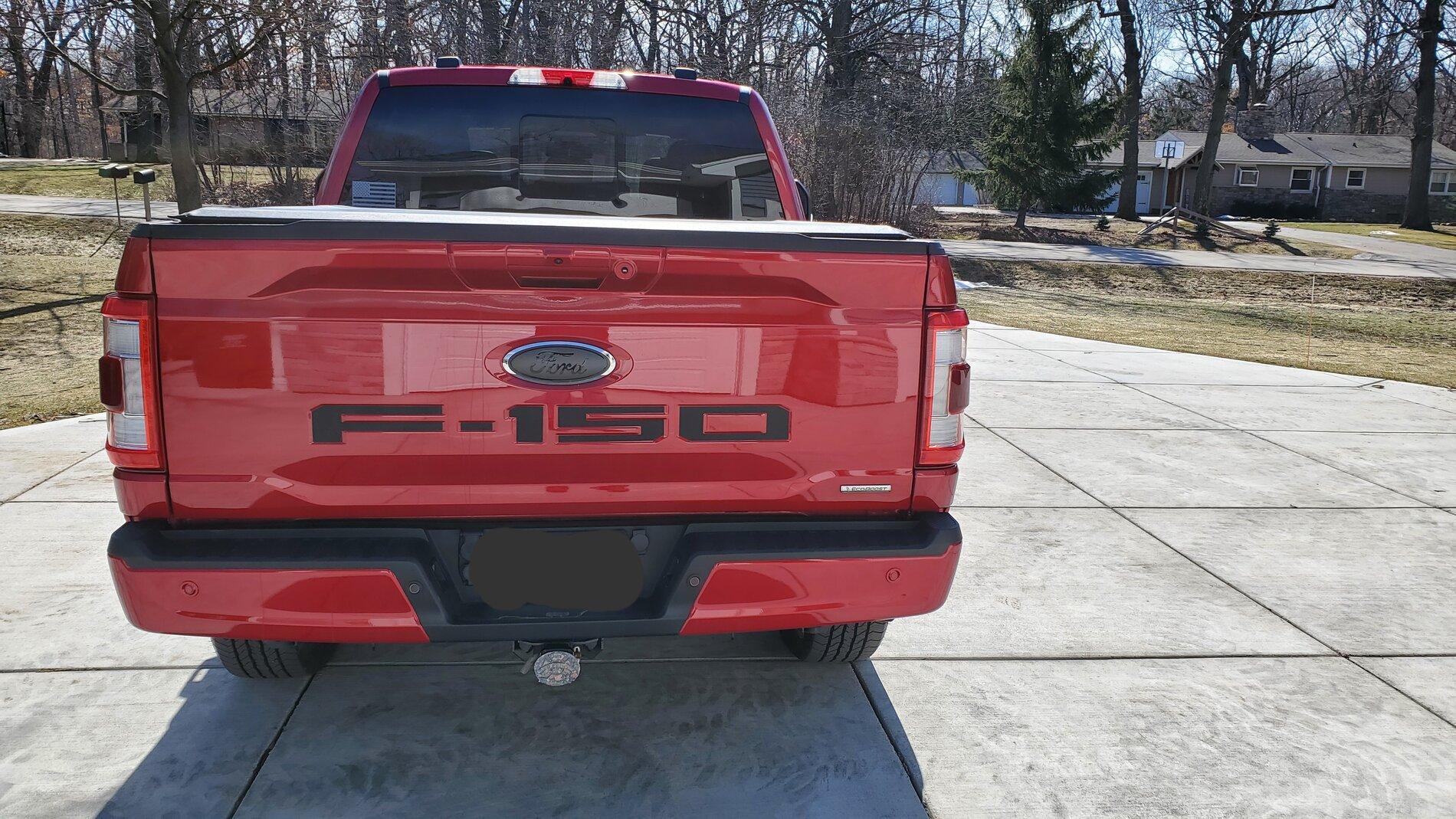 Ford F-150 Lightning Tailgate vinyl 20210313_121634