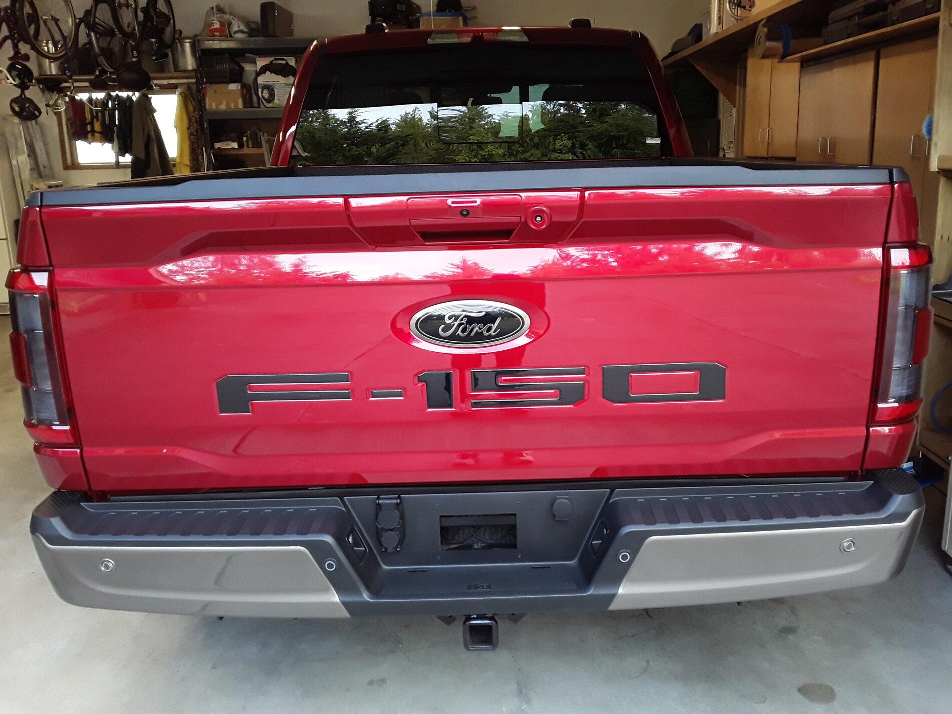 Ford F-150 Lightning 3D tailgate lettering 20210607_065610