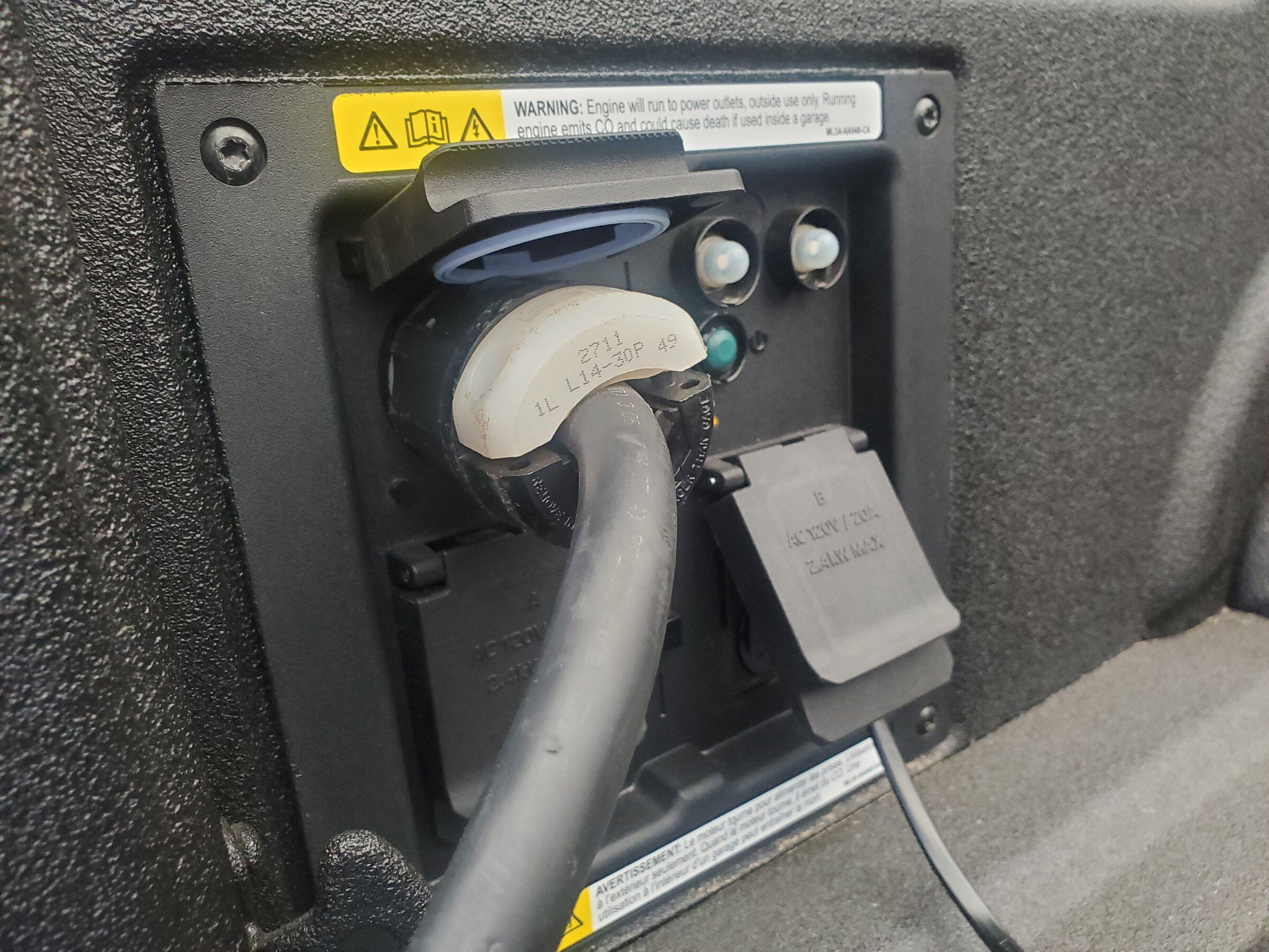 Ford F-150 Lightning Can I charge my Model 3 from my Lightning? 20210920_164858