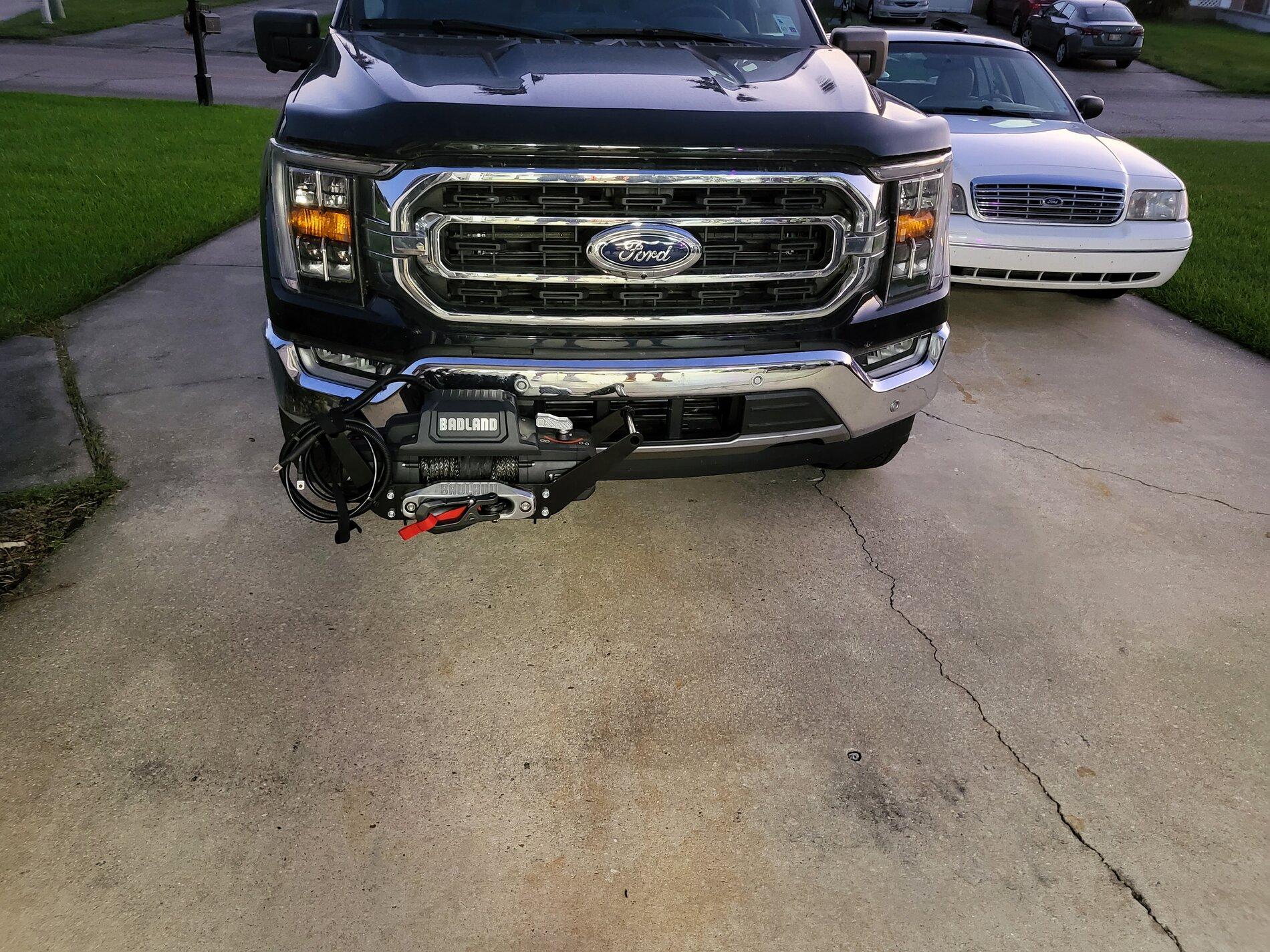 Any product to convert front tow hook to hitch receiver? Ford