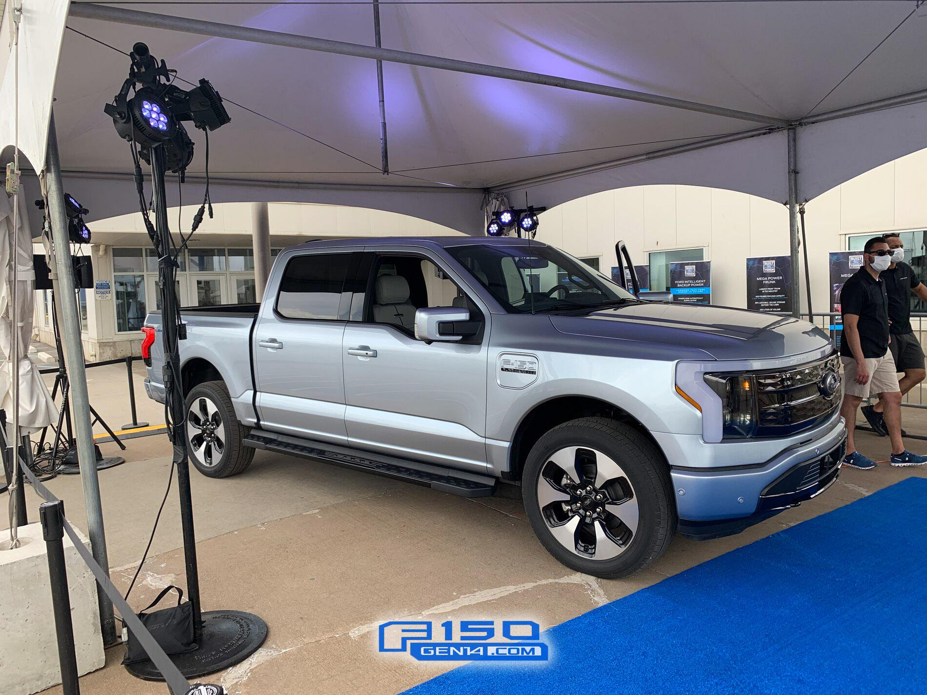 Ford F-150 Lightning Answers & Pics From F-150 Lightning Event &  Product Experts 2022 F-150 Lightning Pickup Event 13