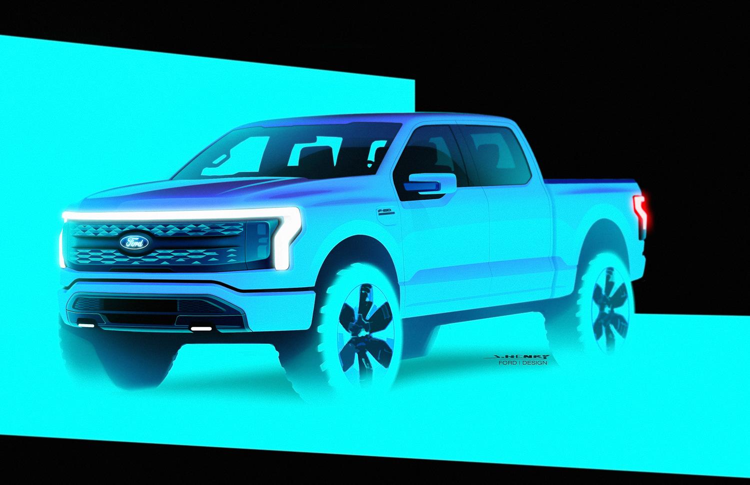 Ford F-150 Lightning Official 2022 F-150 Lightning Specs, Pricing, Photos & Videos! 2022-F150-Lightning-Electric-EV-Pickup-Truck-54