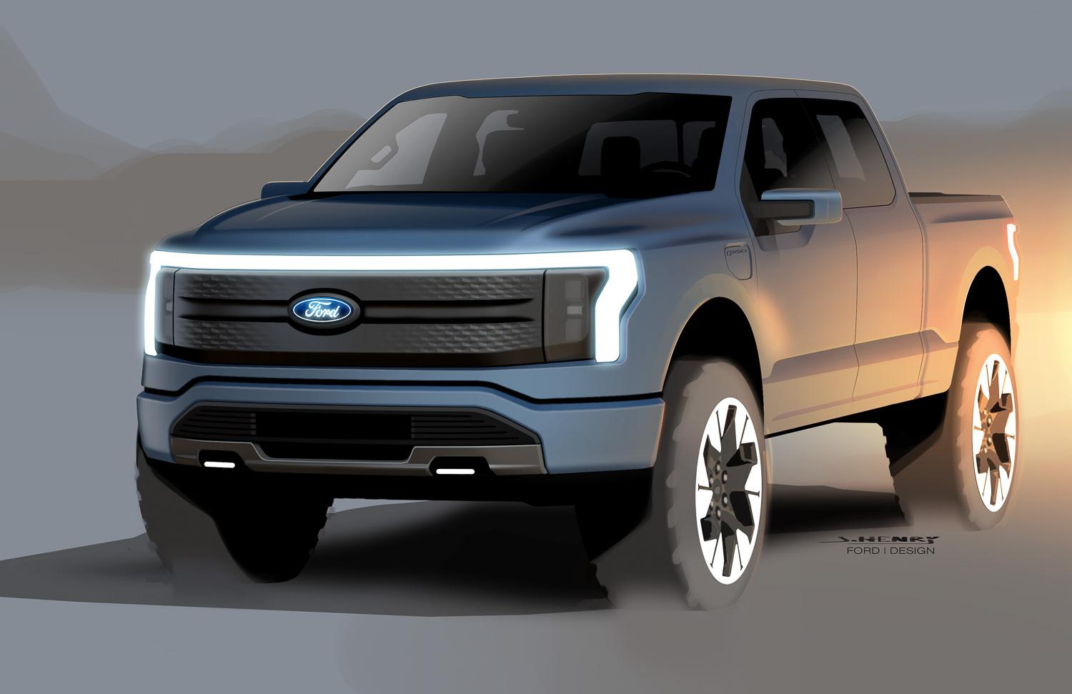 Ford F-150 Lightning Official 2022 F-150 Lightning Specs, Pricing, Photos & Videos! 2022-F150-Lightning-Electric-EV-Pickup-Truck-56