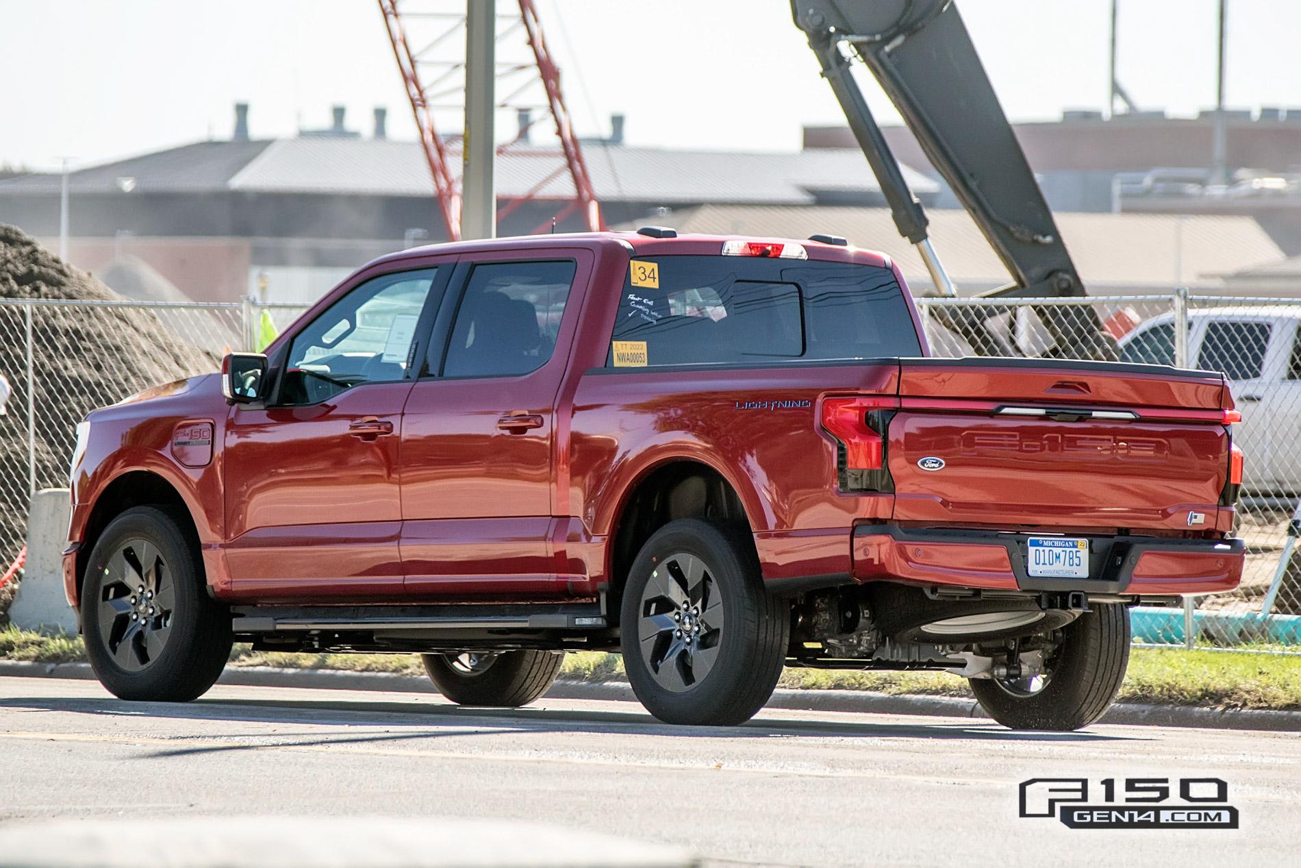 Ford F-150 Lightning RAPID RED F-150 Lightning Photos & Club -2022-f150-lightning-lariat-ev-pickup-truck-10-