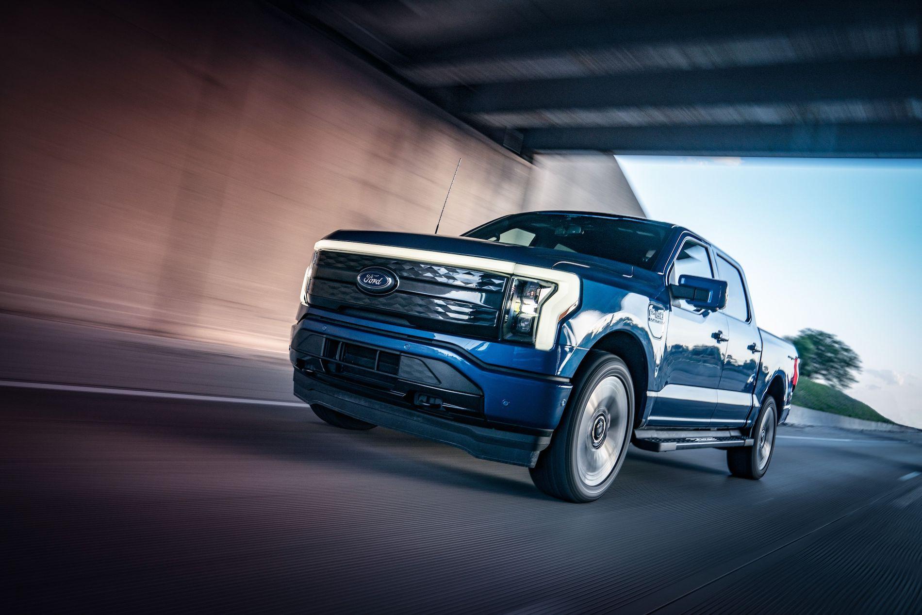Ford F-150 Lightning Tested Review: 2022 Ford F-150 Lightning Is a Familiar Brute (by Car and Driver) 2022-ford-f-150-lightning-tested-102-1656624439