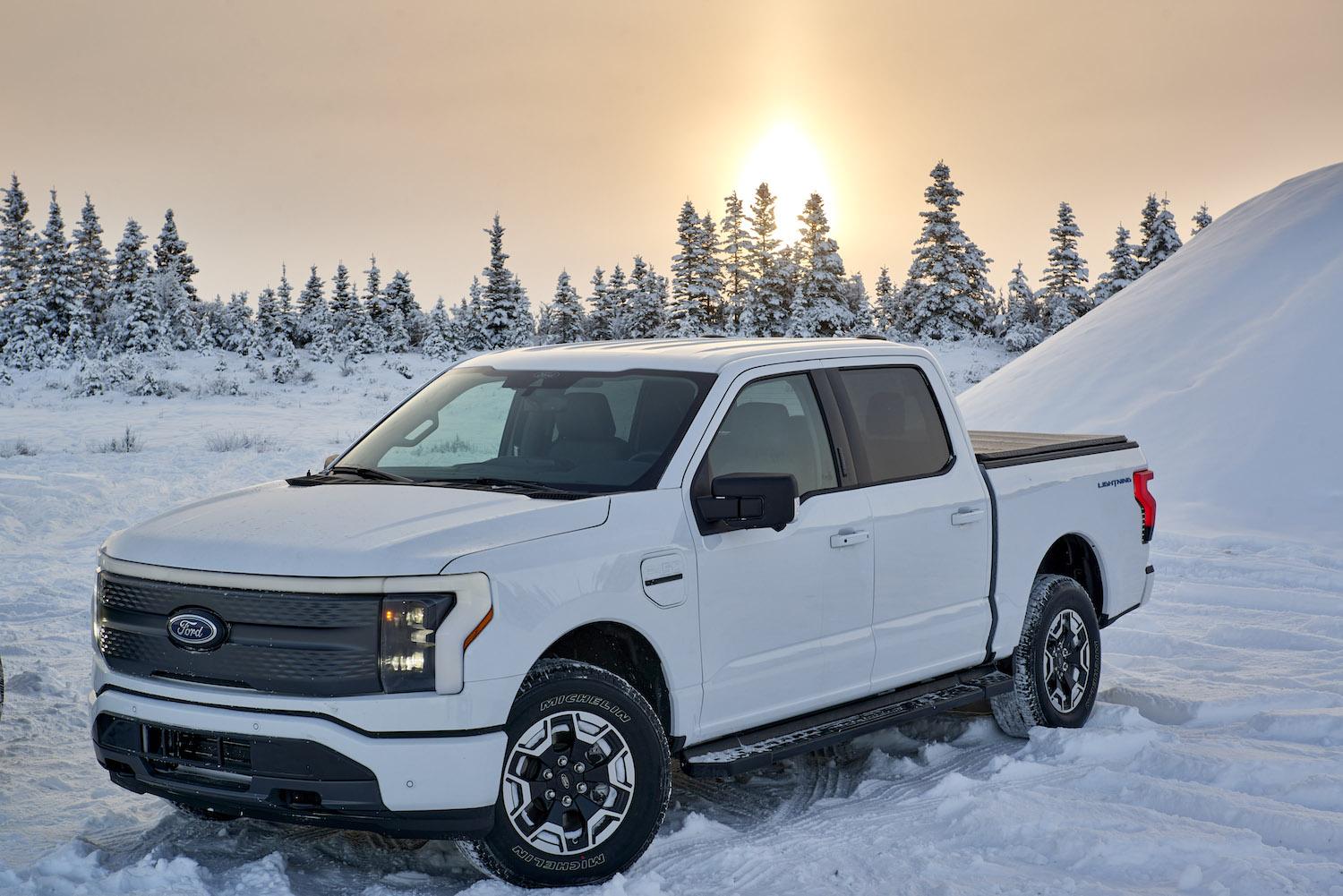 Ford F-150 Lightning Watch the F-150 Lightning Extreme Cold Weather Testing in Alaska 2022 Ford F-150 Lightning_Alaska BFT testing_03