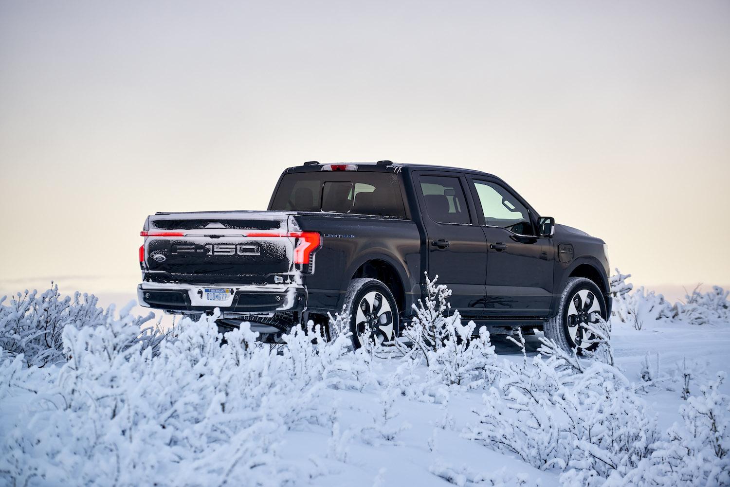 Ford F-150 Lightning Watch the F-150 Lightning Extreme Cold Weather Testing in Alaska 2022 Ford F-150 Lightning_Alaska BFT testing_06