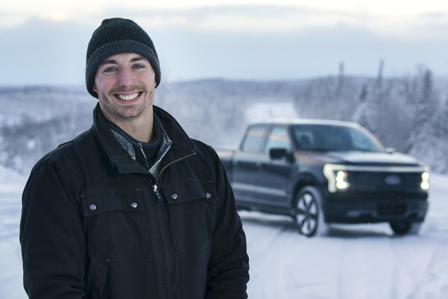 Ford F-150 Lightning Watch the F-150 Lightning Extreme Cold Weather Testing in Alaska 2022 Ford F-150 Lightning_Cameron Dillon_Powertrain Performance Engineer