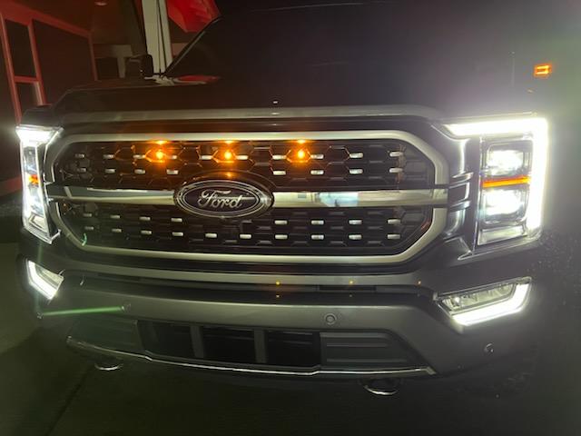 Ford F-150 Lightning Installing Raptor lights 2022 LR 2