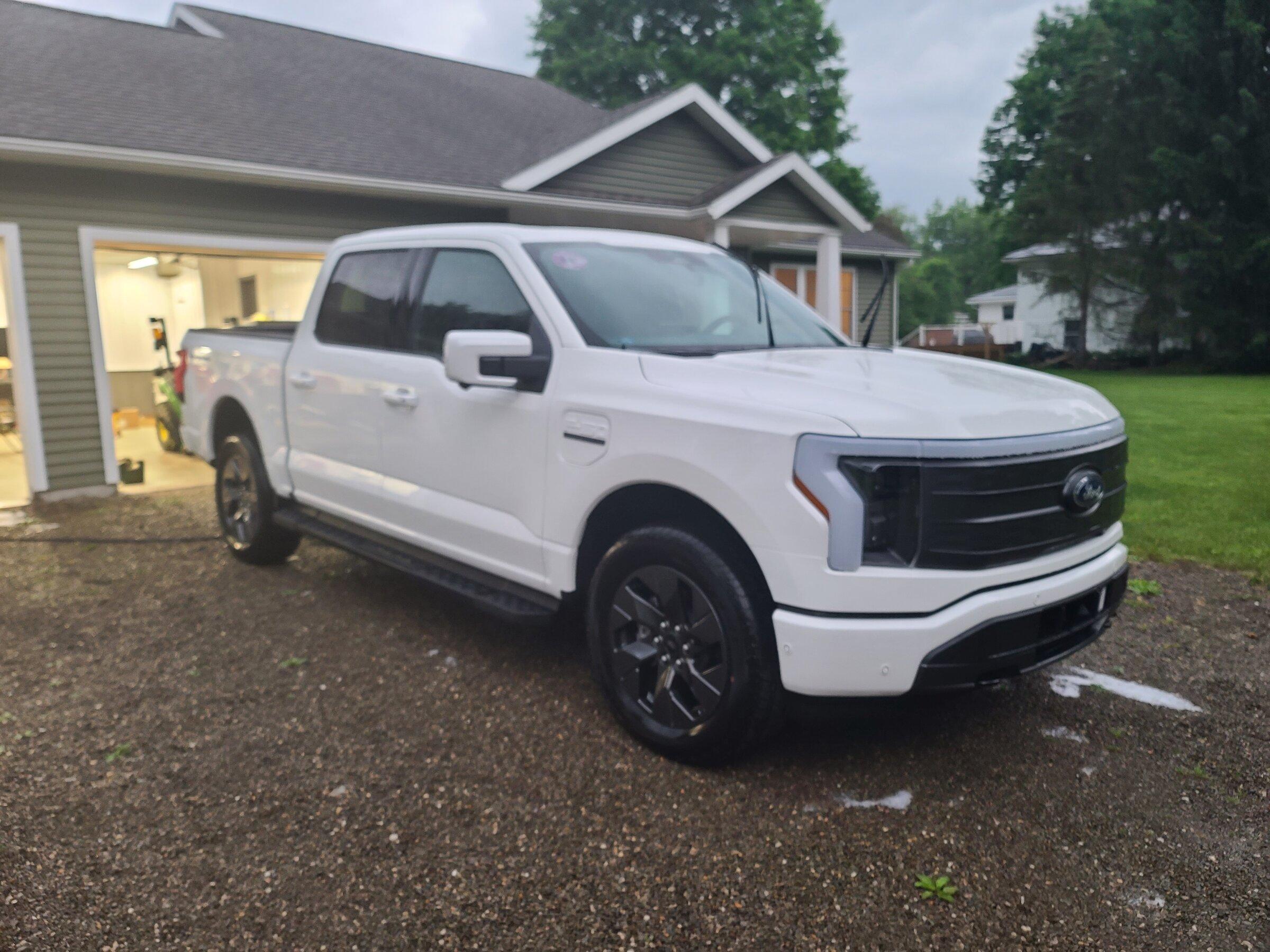 Ford F-150 Lightning My Lariat Extended Range Delivered! 20220601_201930