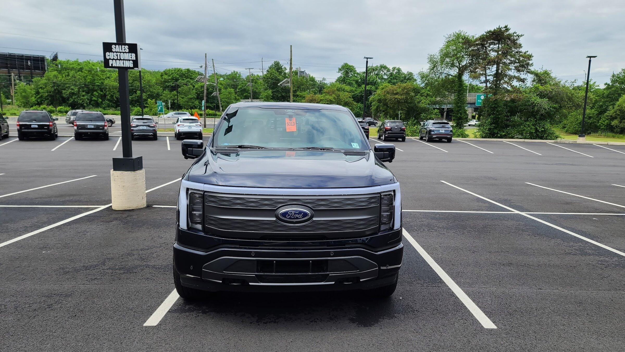 Ford F-150 Lightning ANTIMATTER BLUE F-150 Lightning Photos & Club 20220603_105927