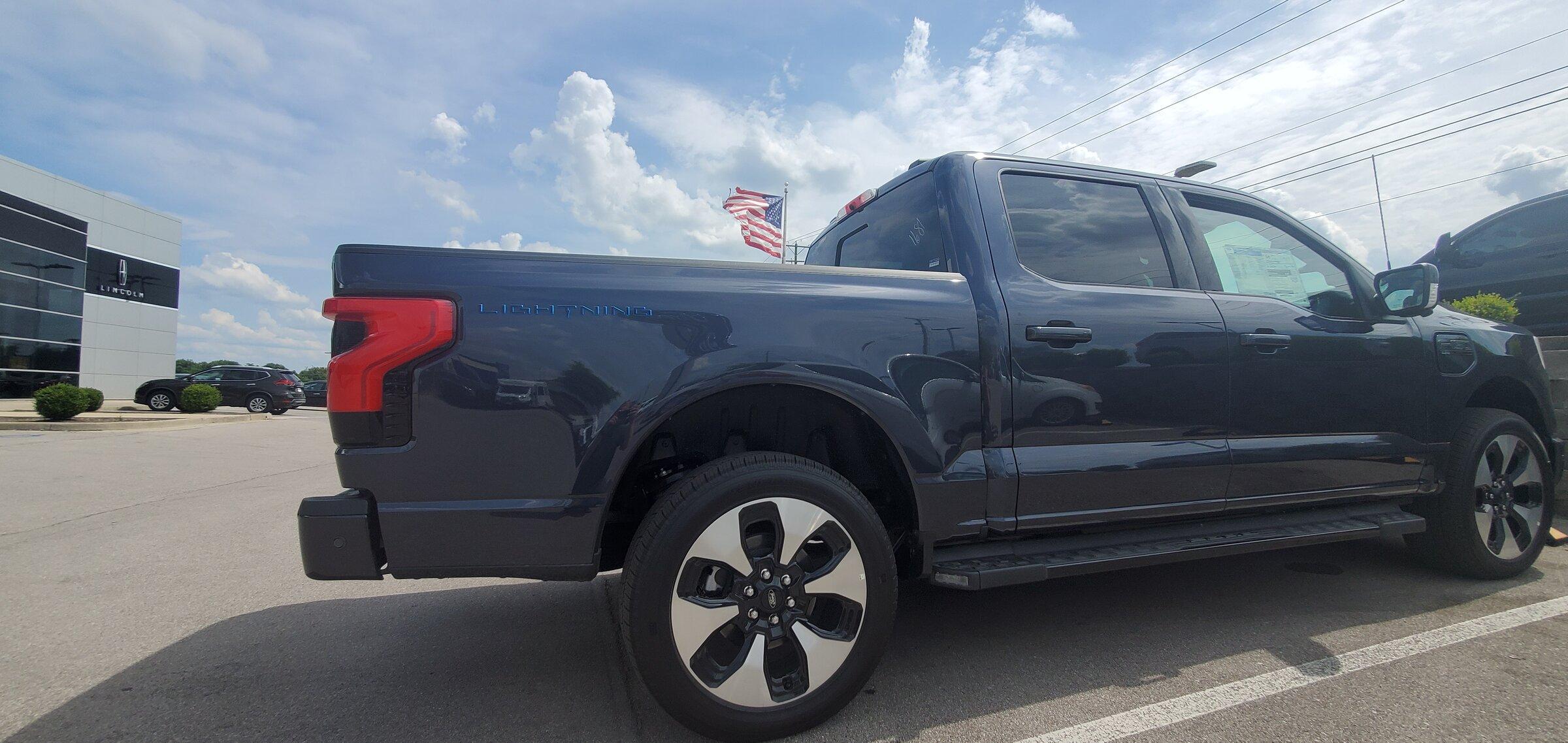 Ford F-150 Lightning List of dealers with Lightning DEMO MANNEQUINS AVAILABLE FOR TEST DRIVES 20220606_154654