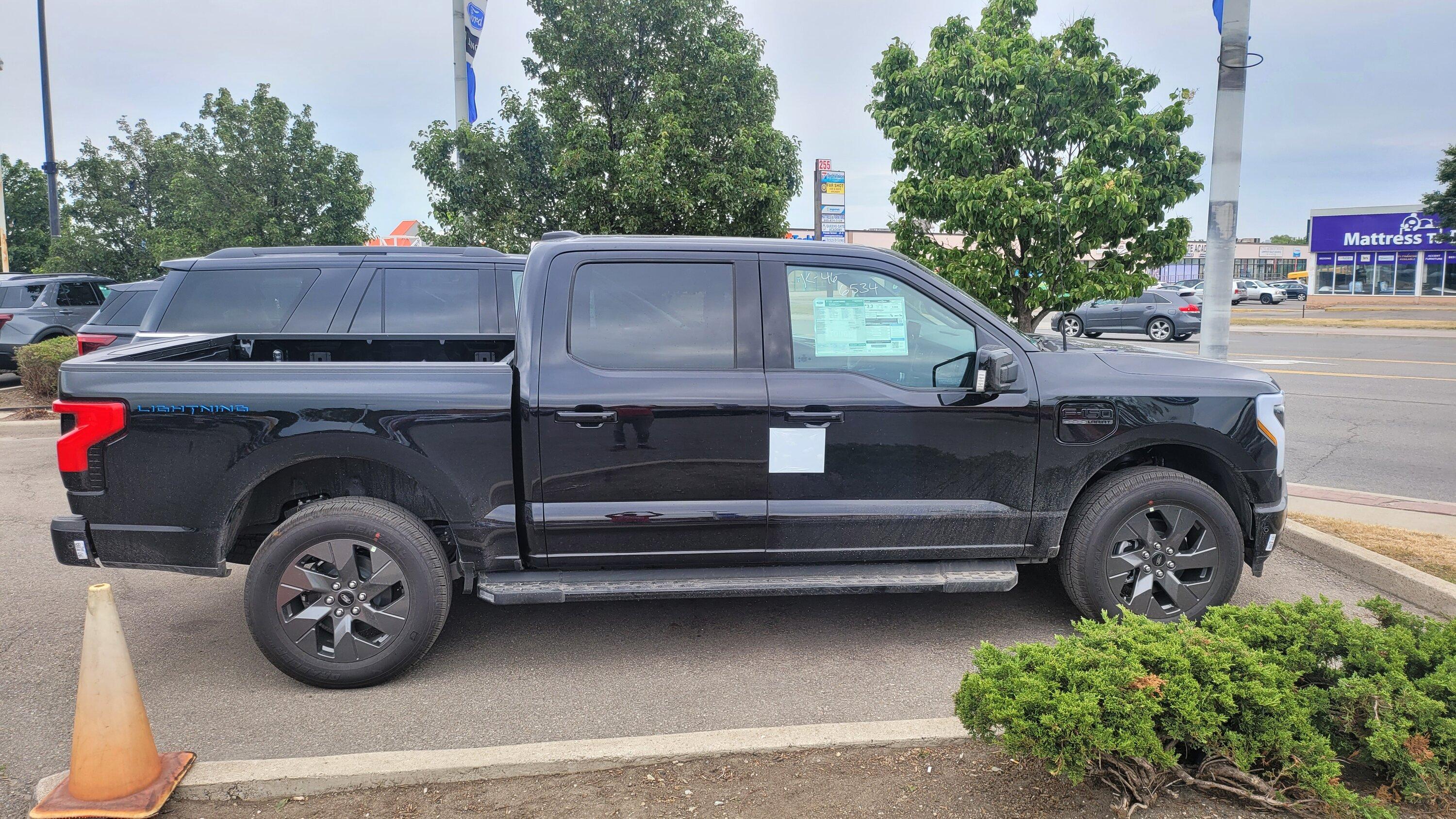 Ford F-150 Lightning Agate Black Metallic - Fox Shocks, 2" Lift, 20" Vossen, 285/65/20 BFG KO2, Xpel Stealth PPF, etc 20220713_160632