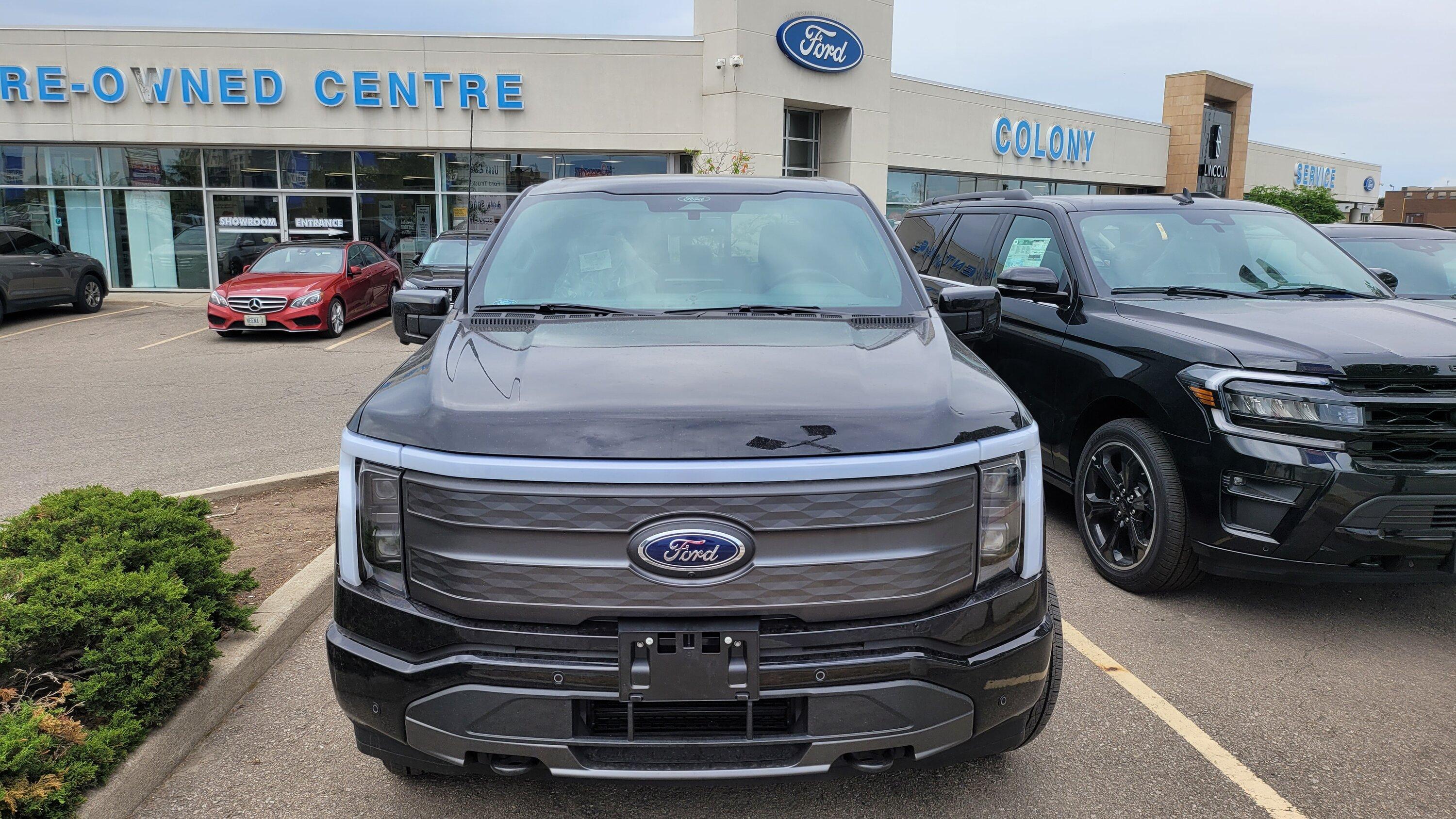 Ford F-150 Lightning Agate Black Metallic - Fox Shocks, 2" Lift, 20" Vossen, 285/65/20 BFG KO2, Xpel Stealth PPF, etc 20220713_164208