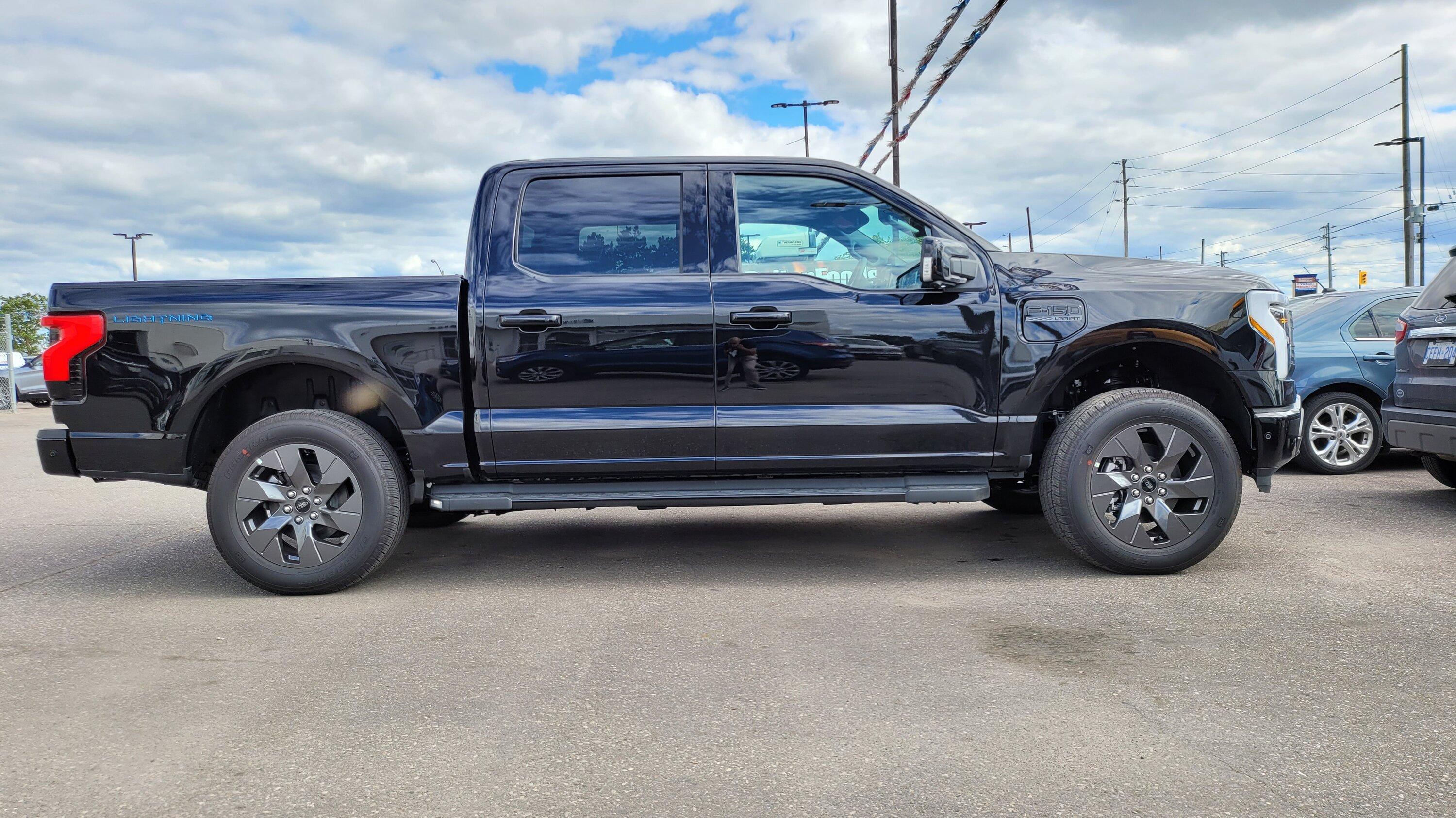 Ford F-150 Lightning Agate Black Metallic - Fox Shocks, 2" Lift, 20" Vossen, 285/65/20 BFG KO2, Xpel Stealth PPF, etc 20220725_164250