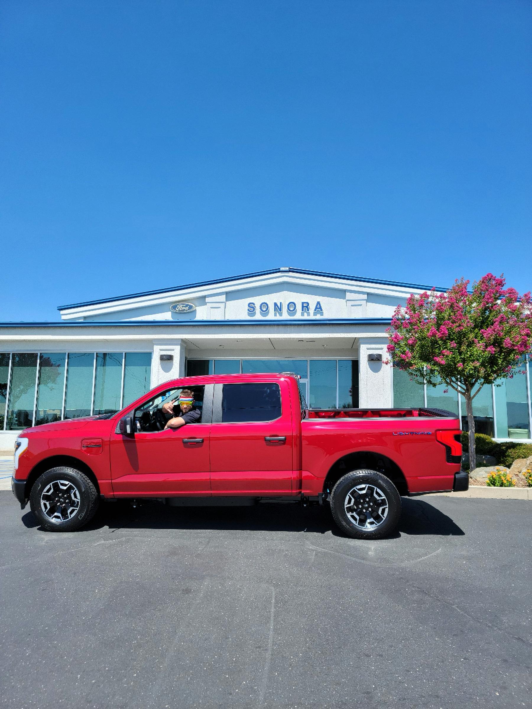 Ford F-150 Lightning Train ride to NorCal 20220818_142159