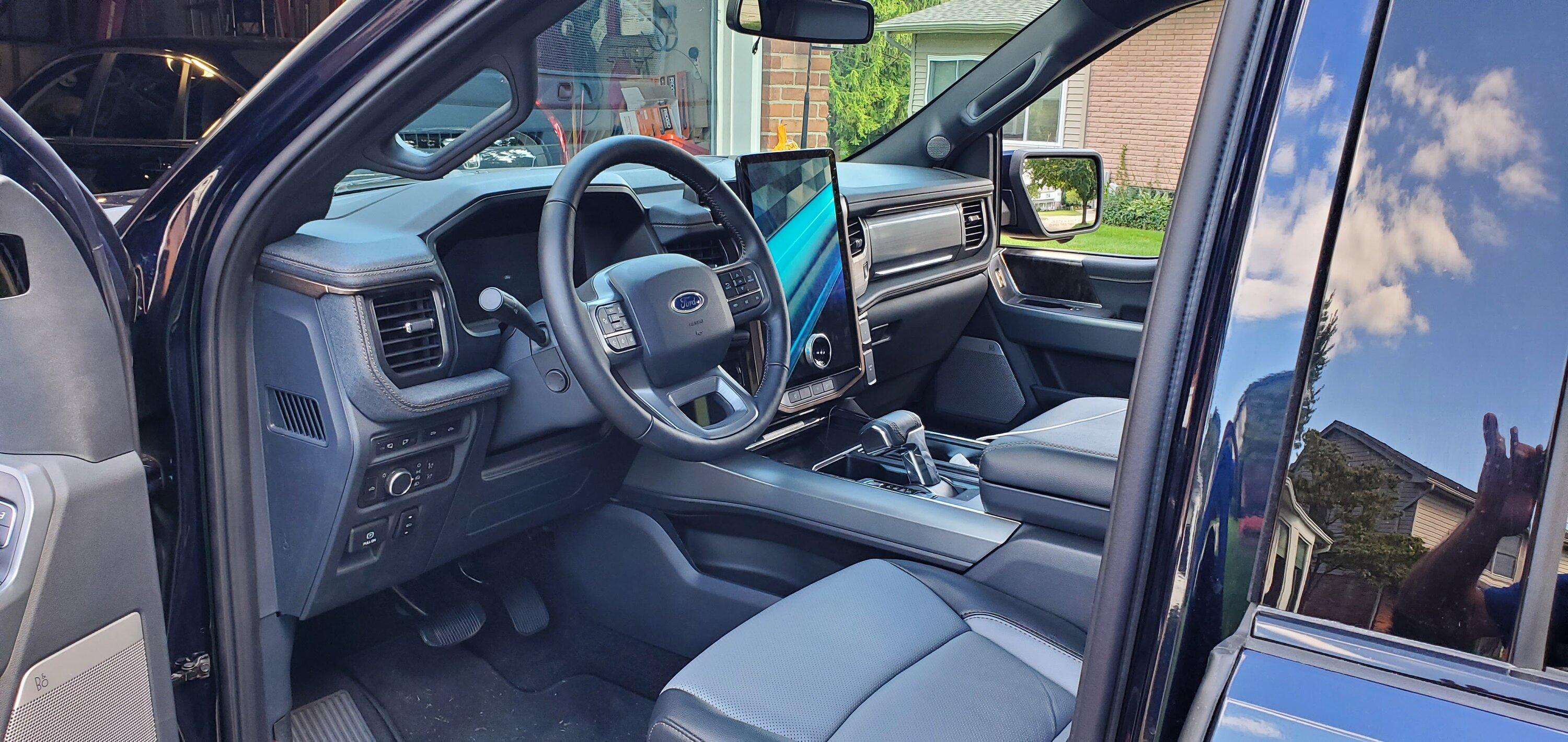 Ford F-150 Lightning Reduced price to $73,000 - 2022 Lightning ER Antimatter Blue 20220907_155756