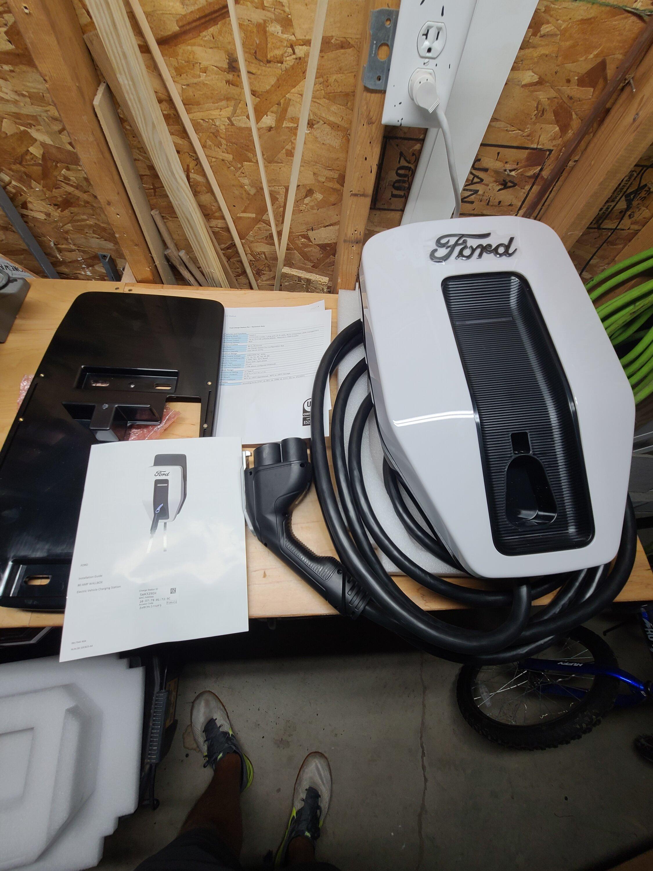 Ford F-150 Lightning charge station pro for sale just opened to look at  still in orginal packing. Will ship or meet up locally. $800 obo. Send me DM 20220923_190941