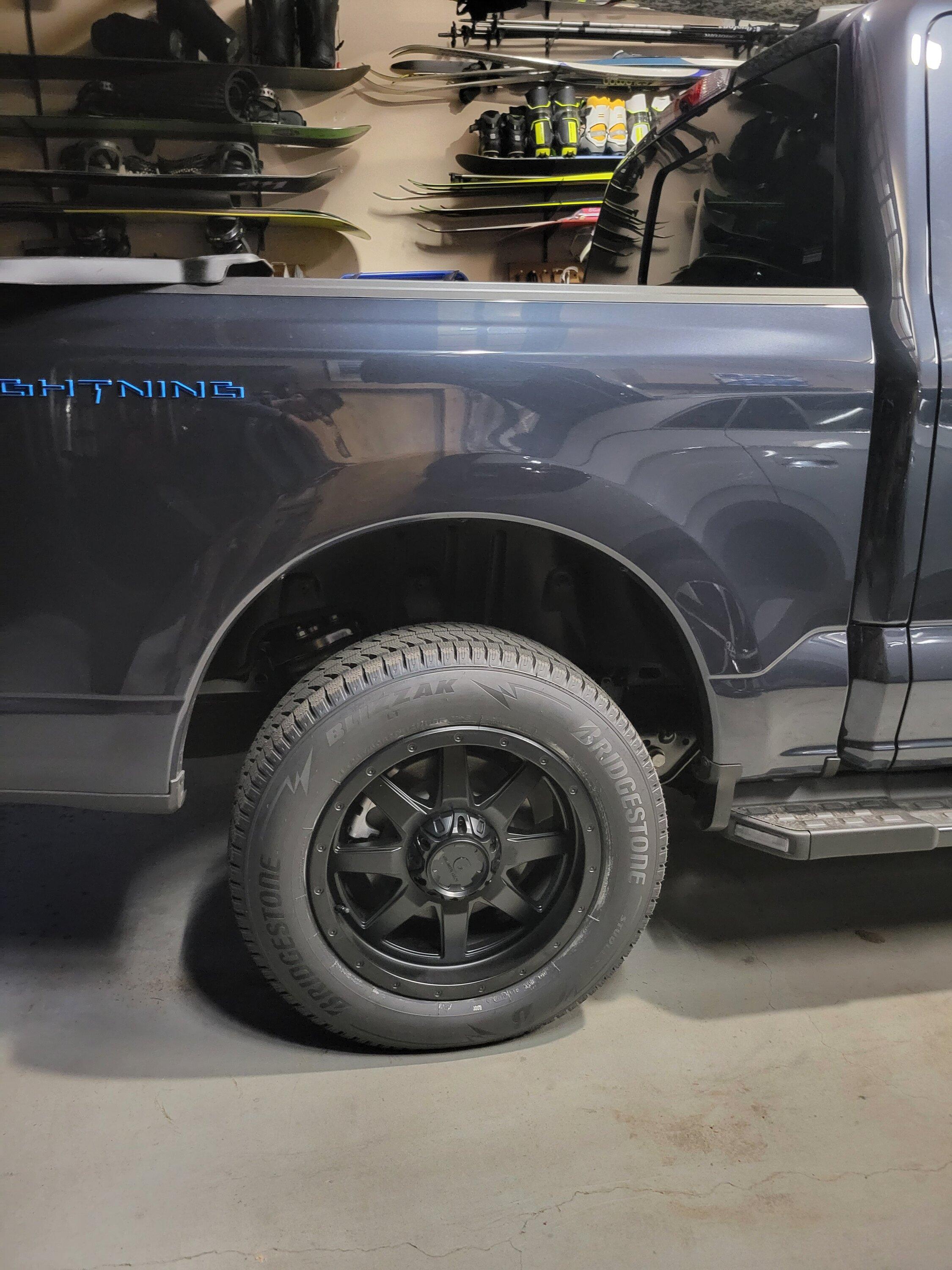 Ford F-150 Lightning Winter Tires and Rims 20221019_065011