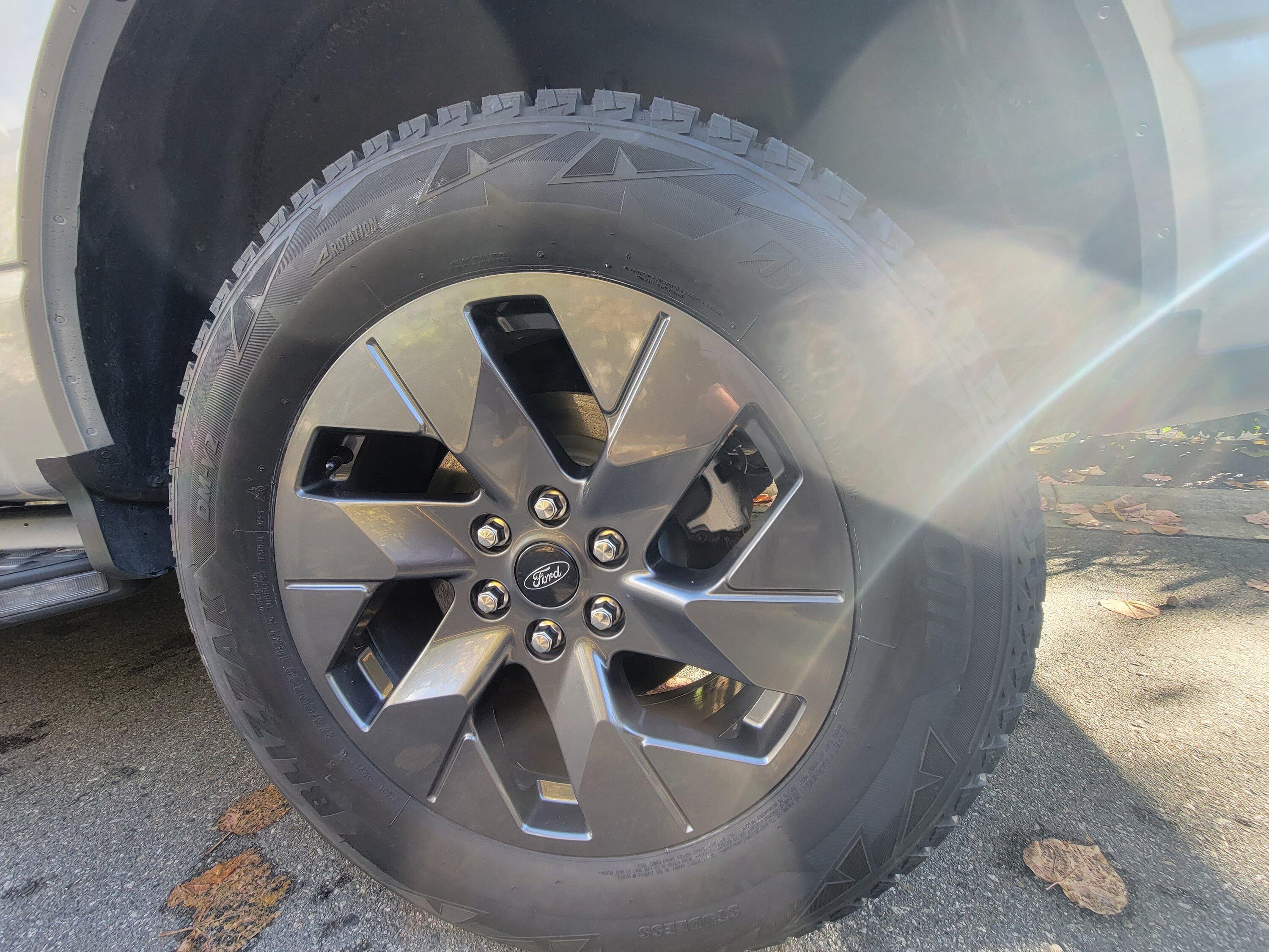 Ford F-150 Lightning Winter Tires and Rims 20221105_110448