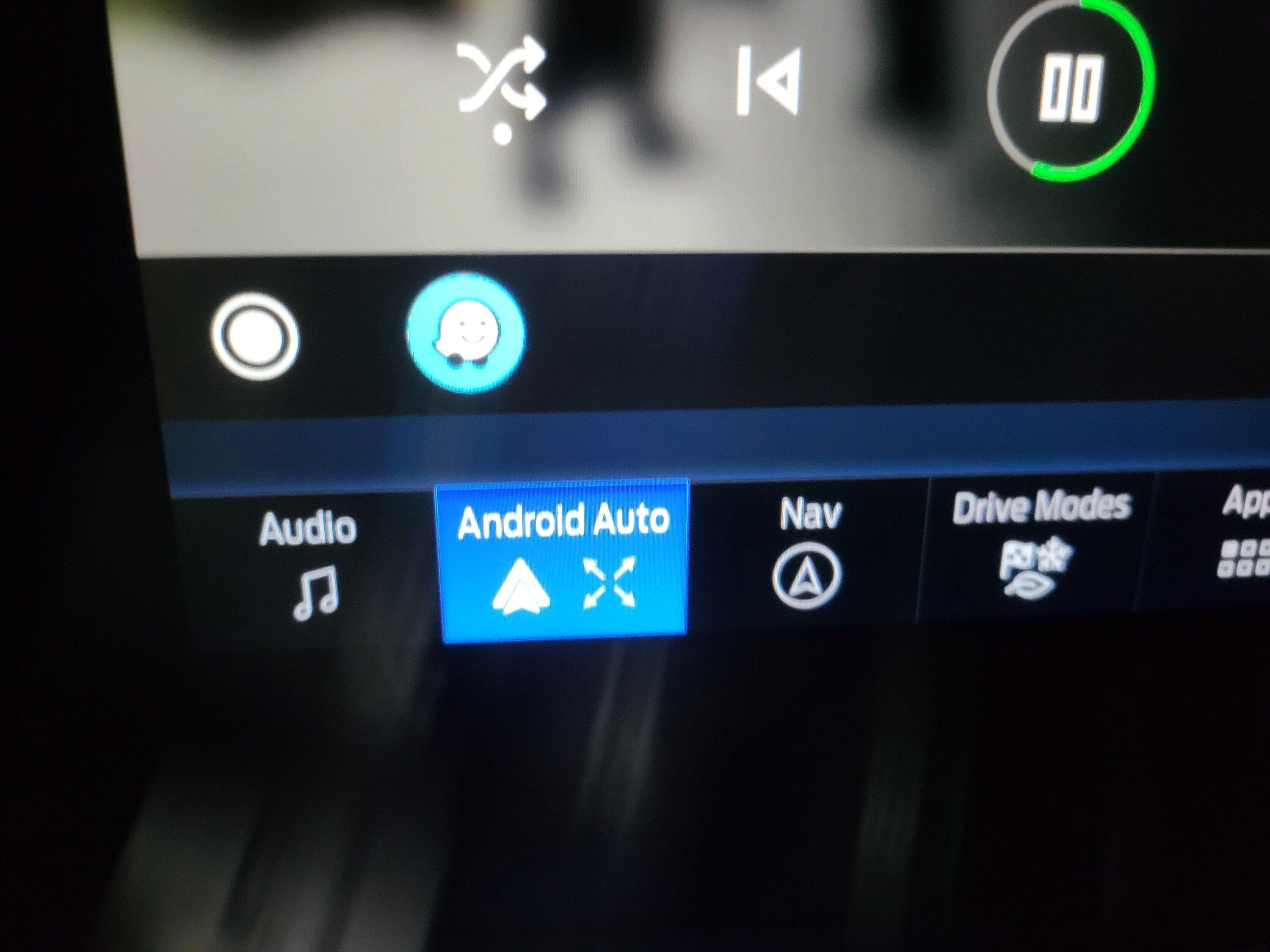 Ford F-150 Lightning How to get FullScreen Android Auto  i have the latest 4.1.1  Update 20221217_190238