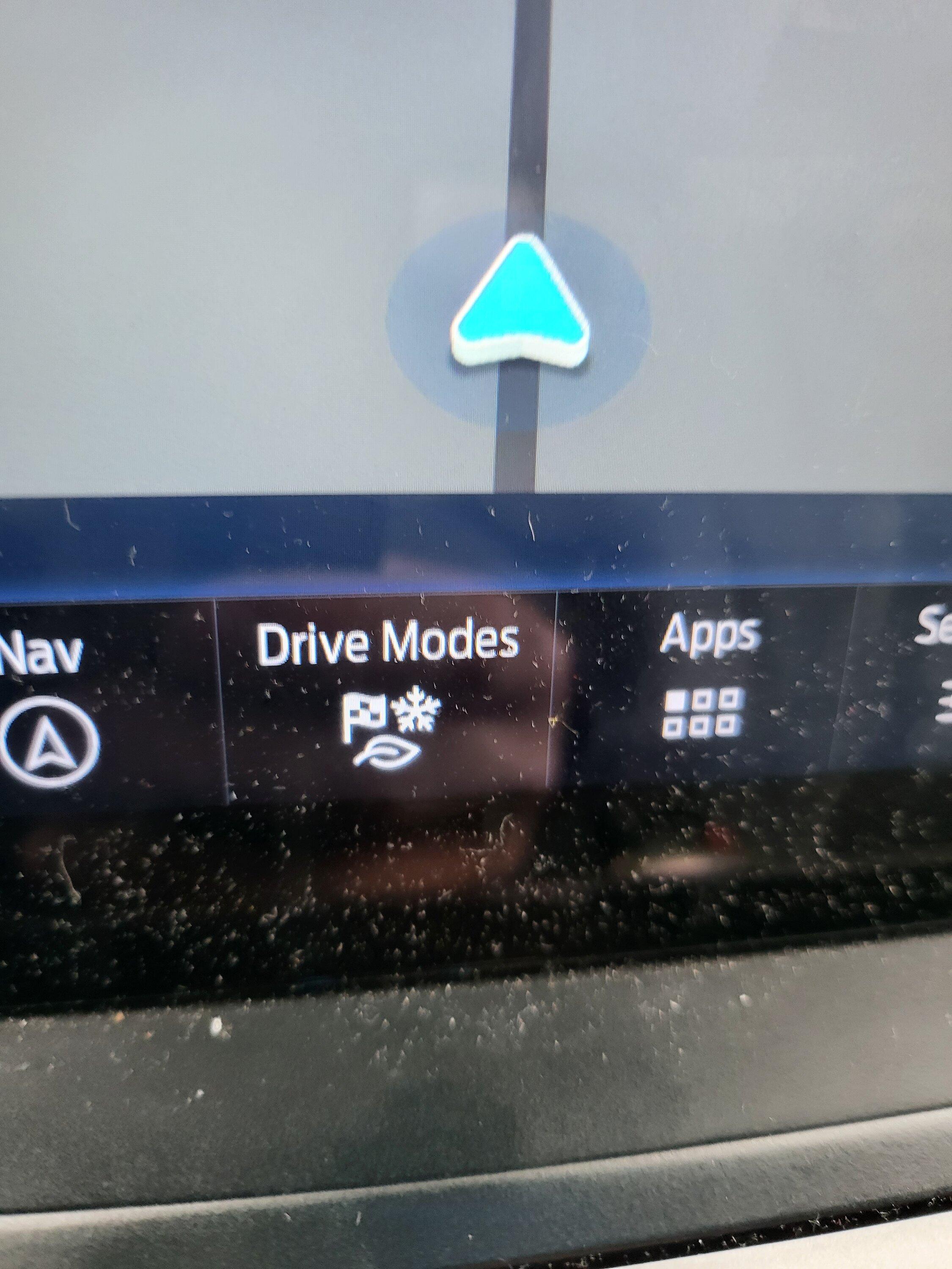 Ford F-150 Lightning Drive mode: snowflake on the icon, but where is snow mode? 20221222_145911