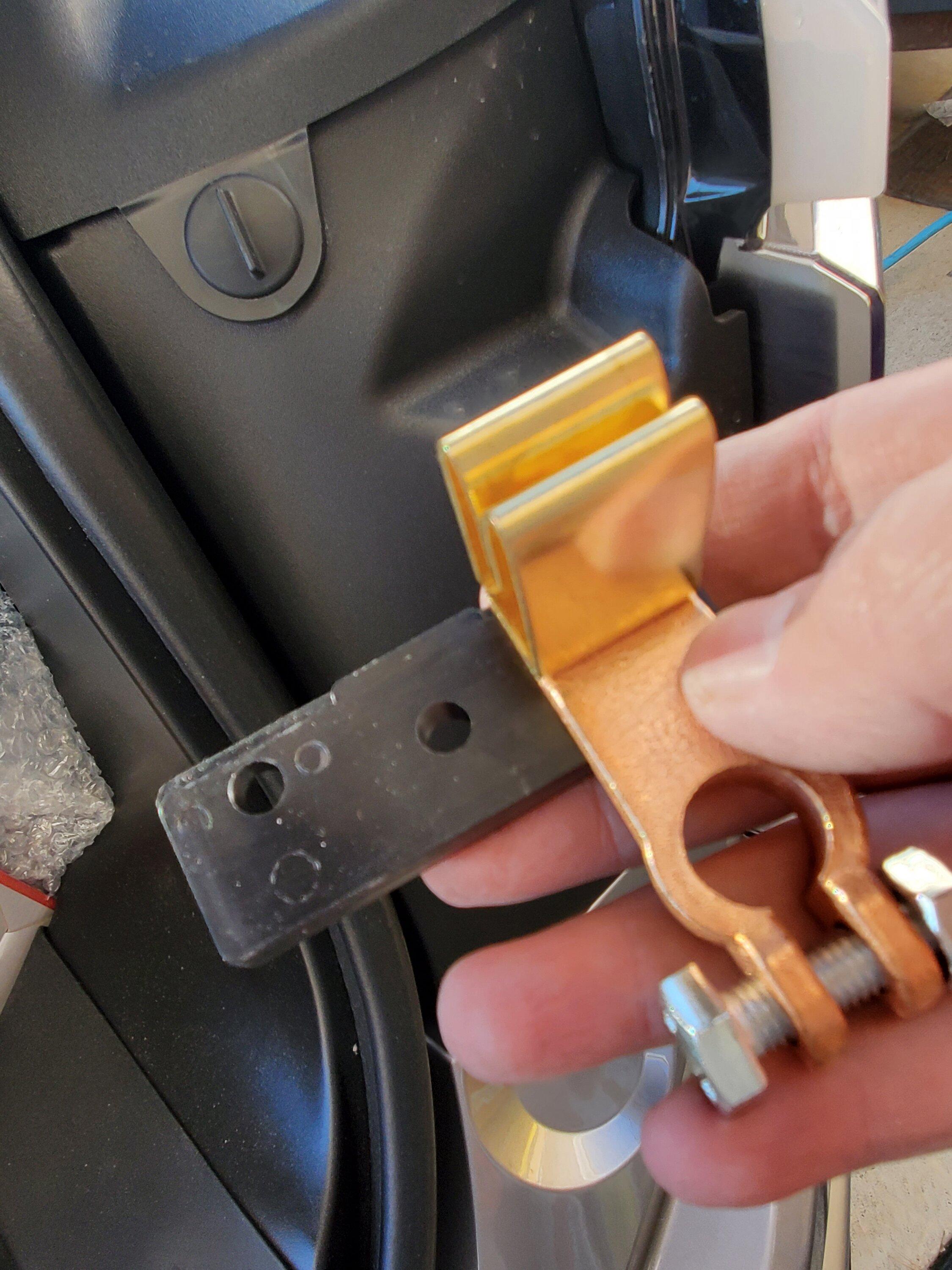 Ford F-150 Lightning 12v Battery disconnect switch installation DIY, with pics 2023-01-21 14.44.08