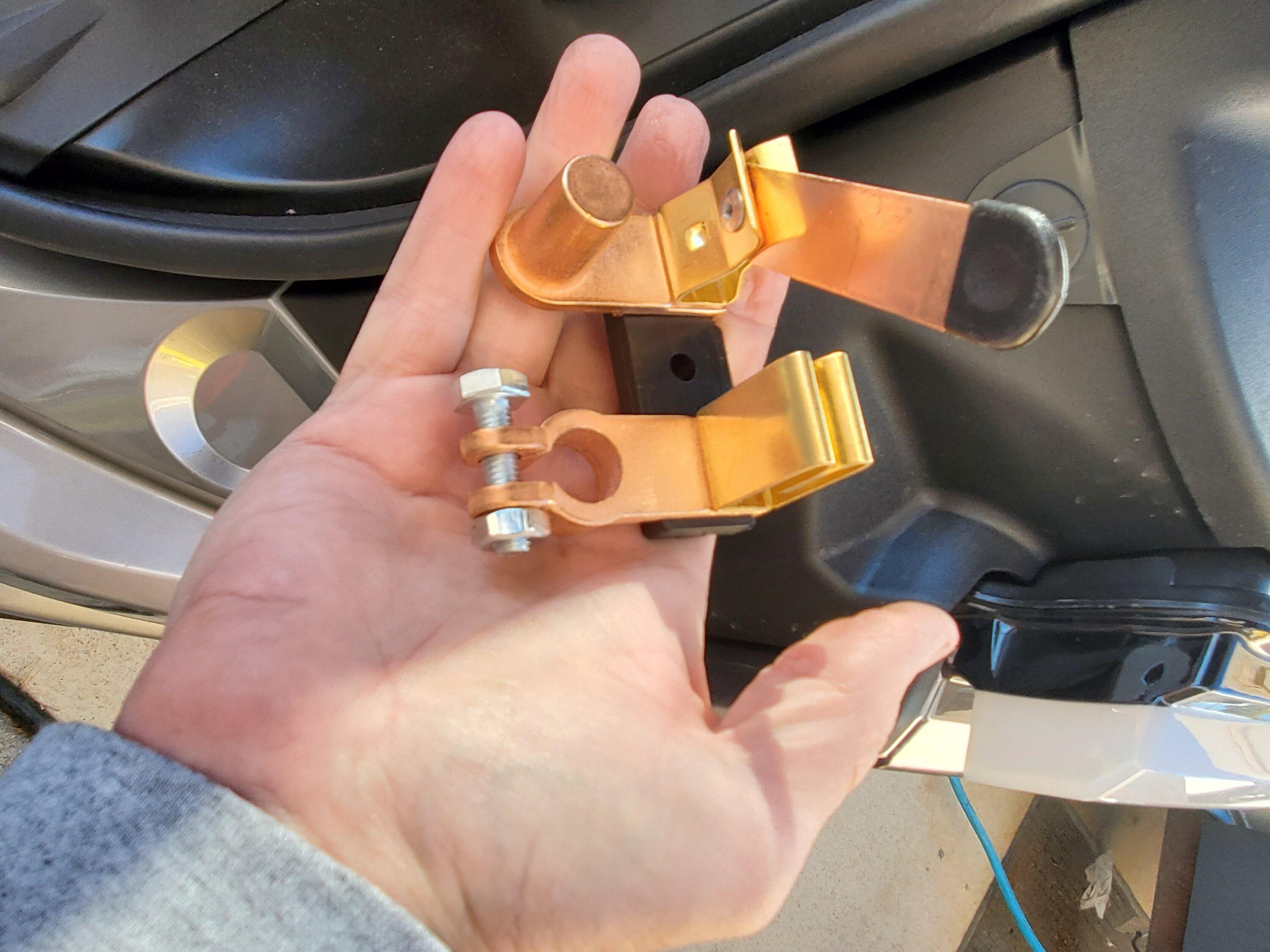 Ford F-150 Lightning 12v Battery disconnect switch installation DIY, with pics 2023-01-21 14.45.15