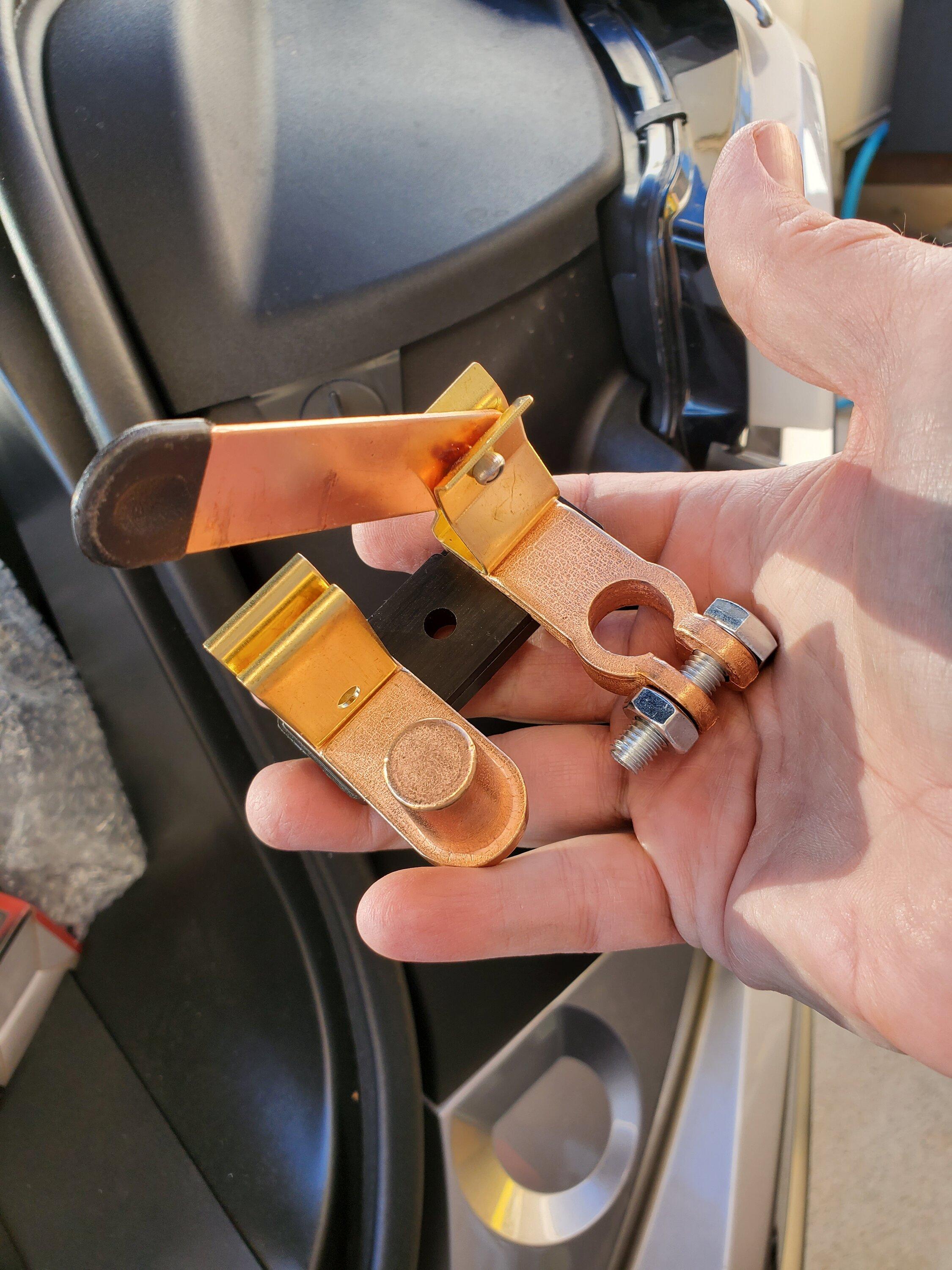 Ford F-150 Lightning 12v Battery disconnect switch installation DIY, with pics 2023-01-21 14.47.51