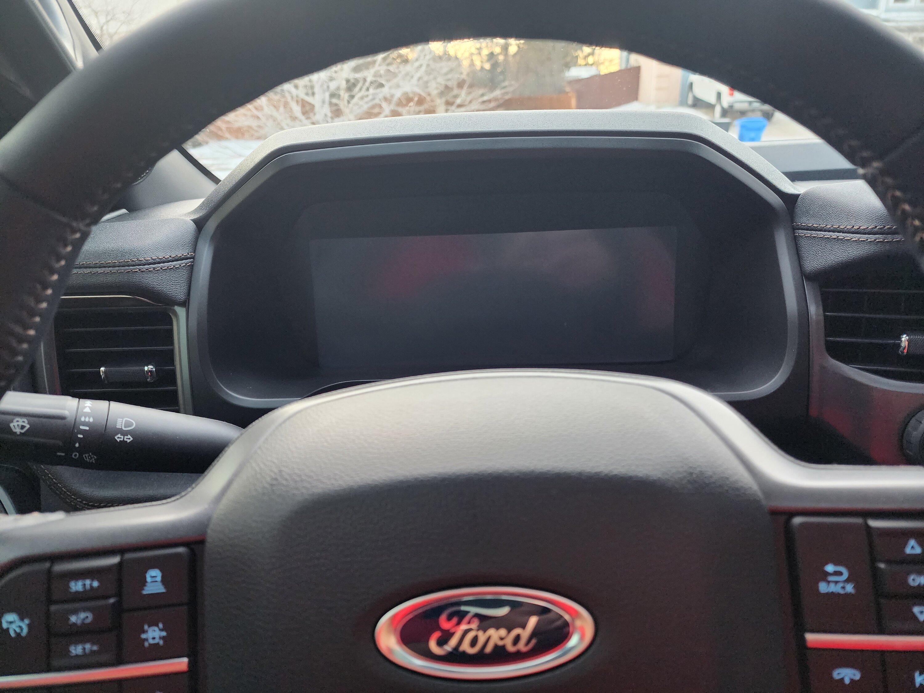 Ford F-150 Lightning Lost my Speedometer screen 20230120_072751