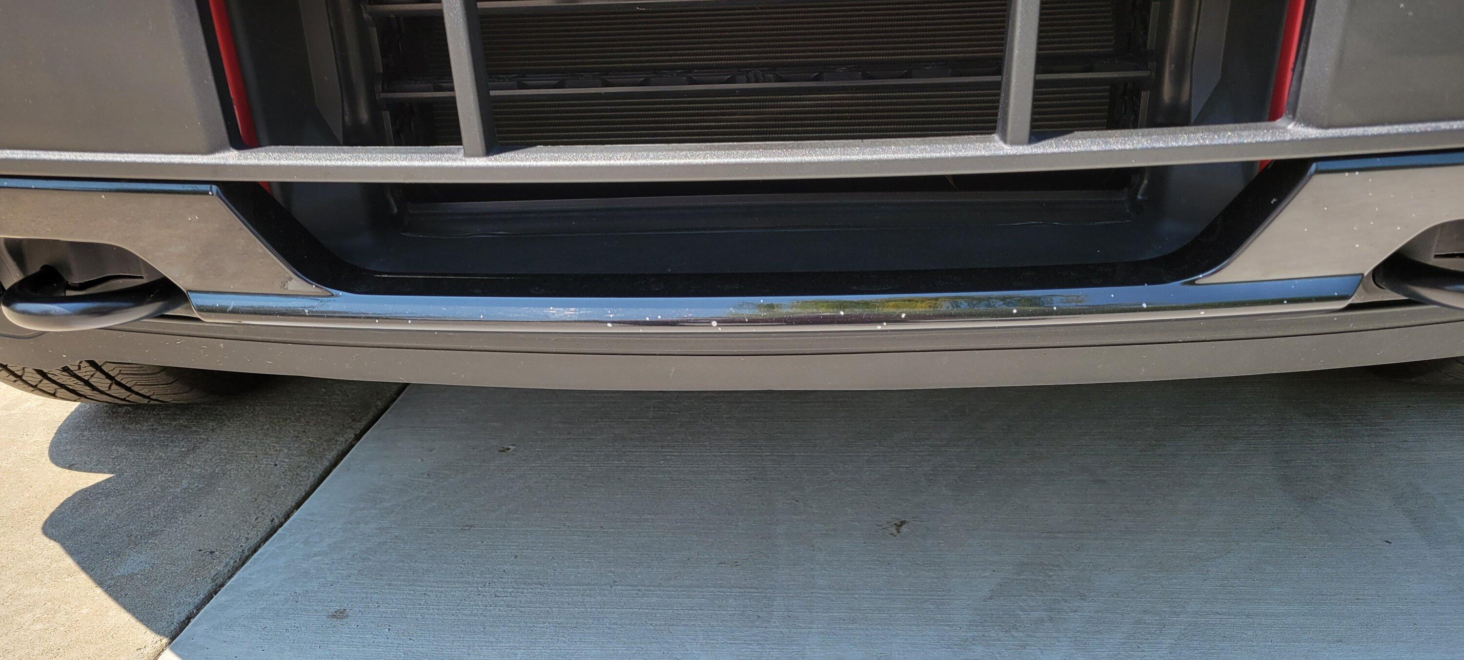 Ford F-150 Lightning Grill Paint Chip Mitigation / Repair Suggestions 20230517_125127