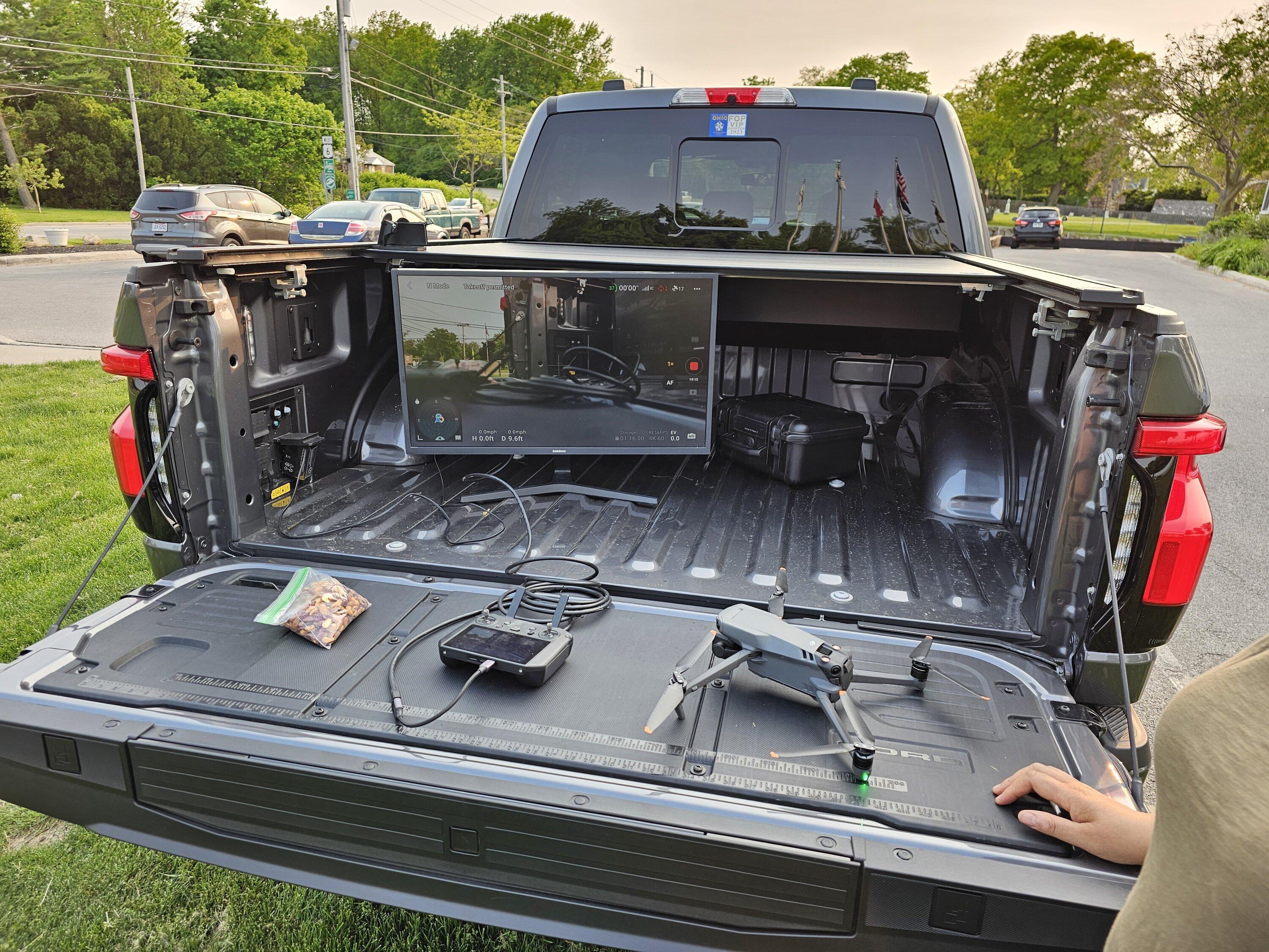 Ford F-150 Lightning What are you plugging in to your On-Board Power outlets in your Lightning? 20230521_184948