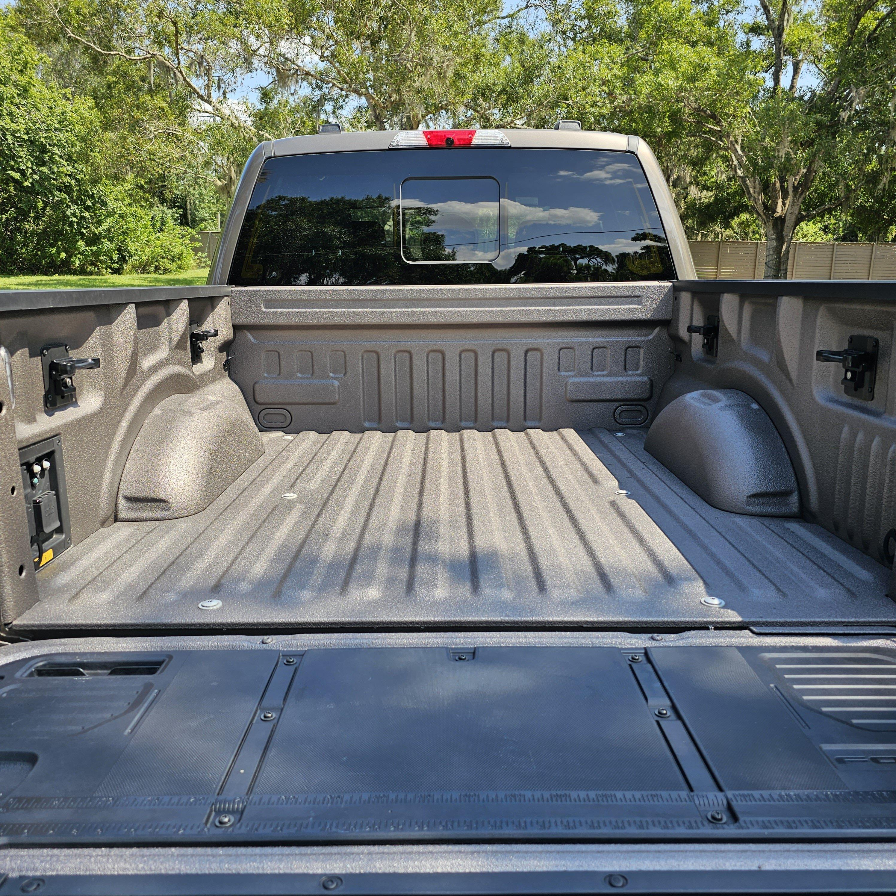 Ford F-150 Lightning Line X Spray Bedliner Color Match to Carbonized Gray 20230630_154748