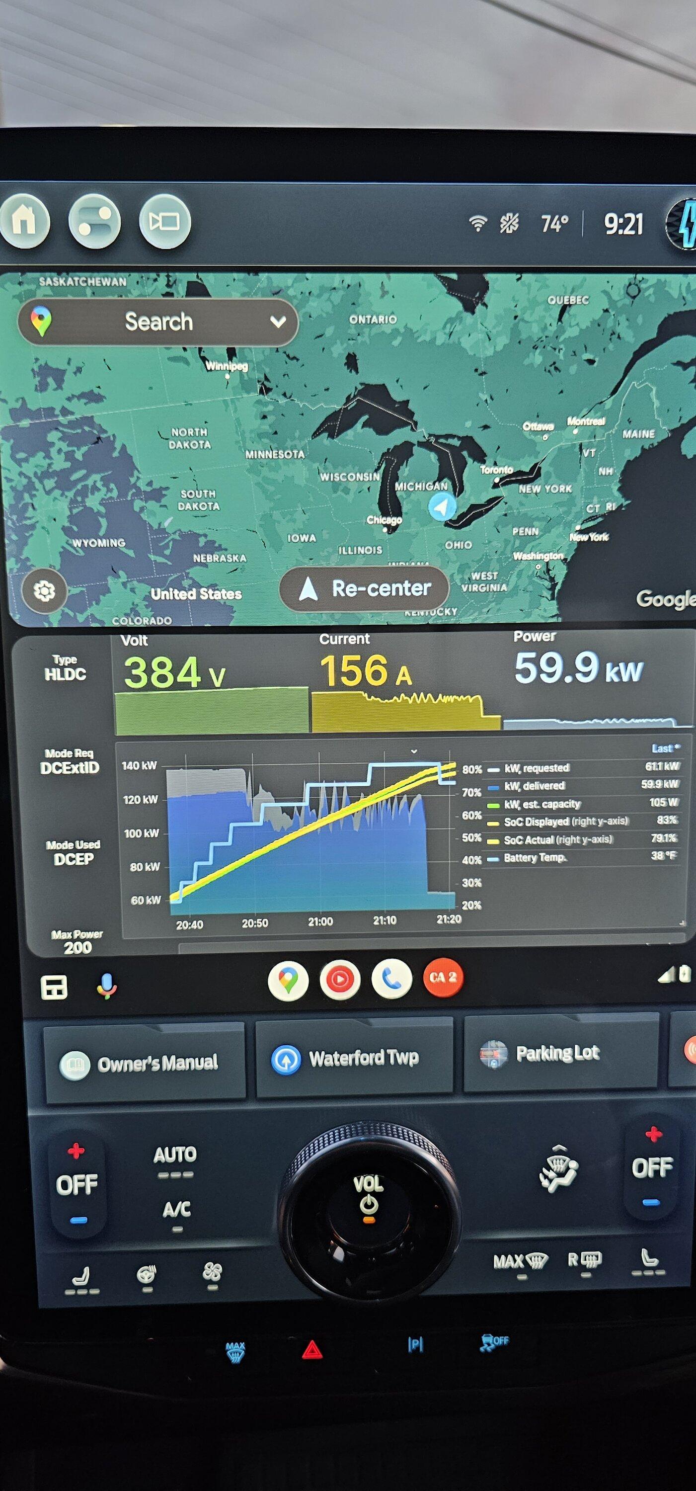 Ford F-150 Lightning Charging Rate Limited in the Heat? 20230706_212159