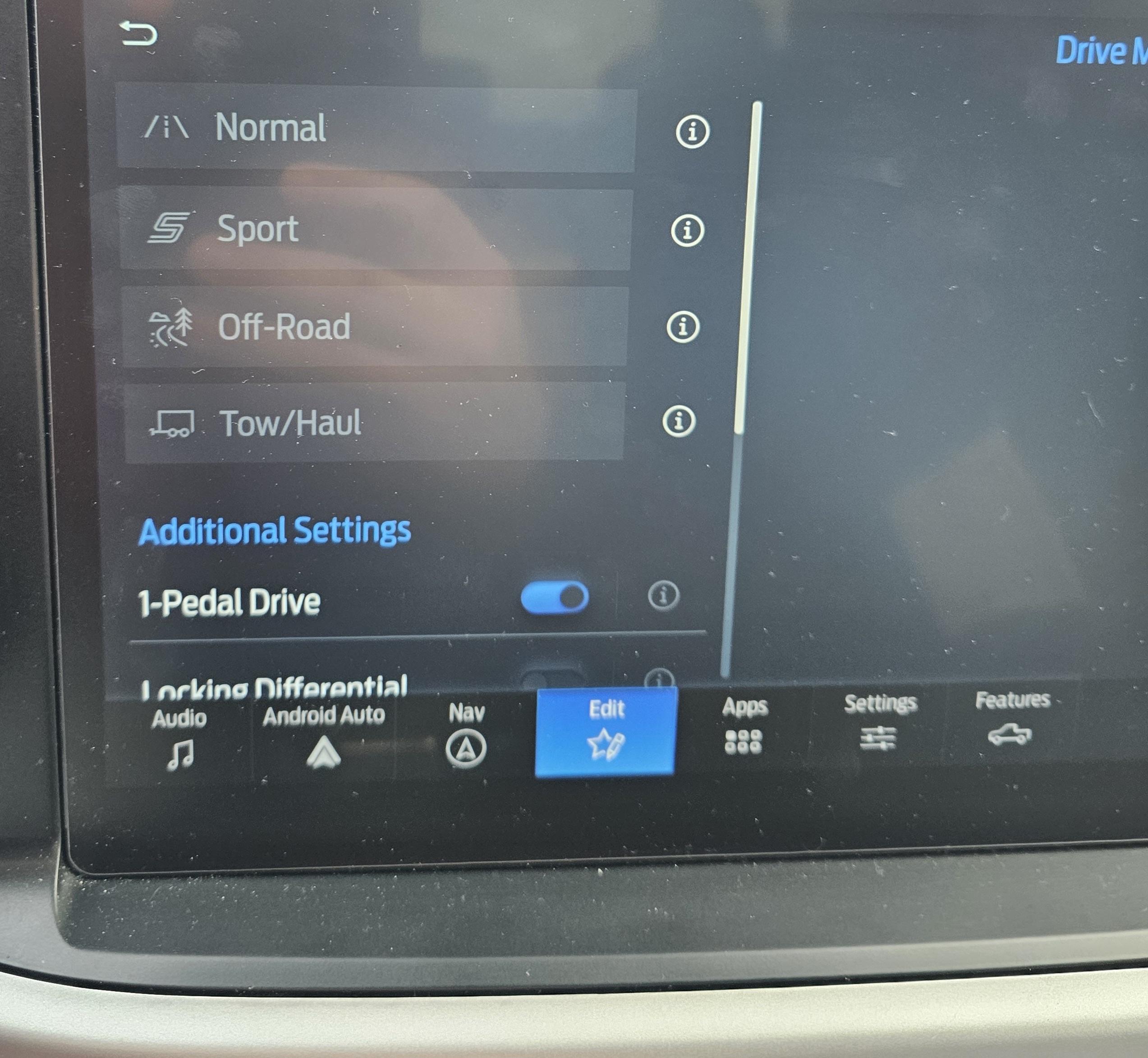 Ford F-150 Lightning Drive Mode Unavailable 20230708_084631