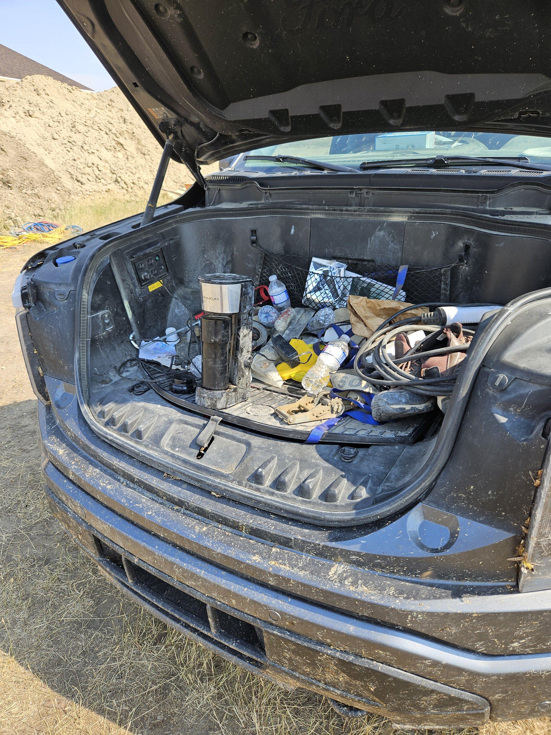 Ford F-150 Lightning Installing a transformer in my truck 20230803_154530